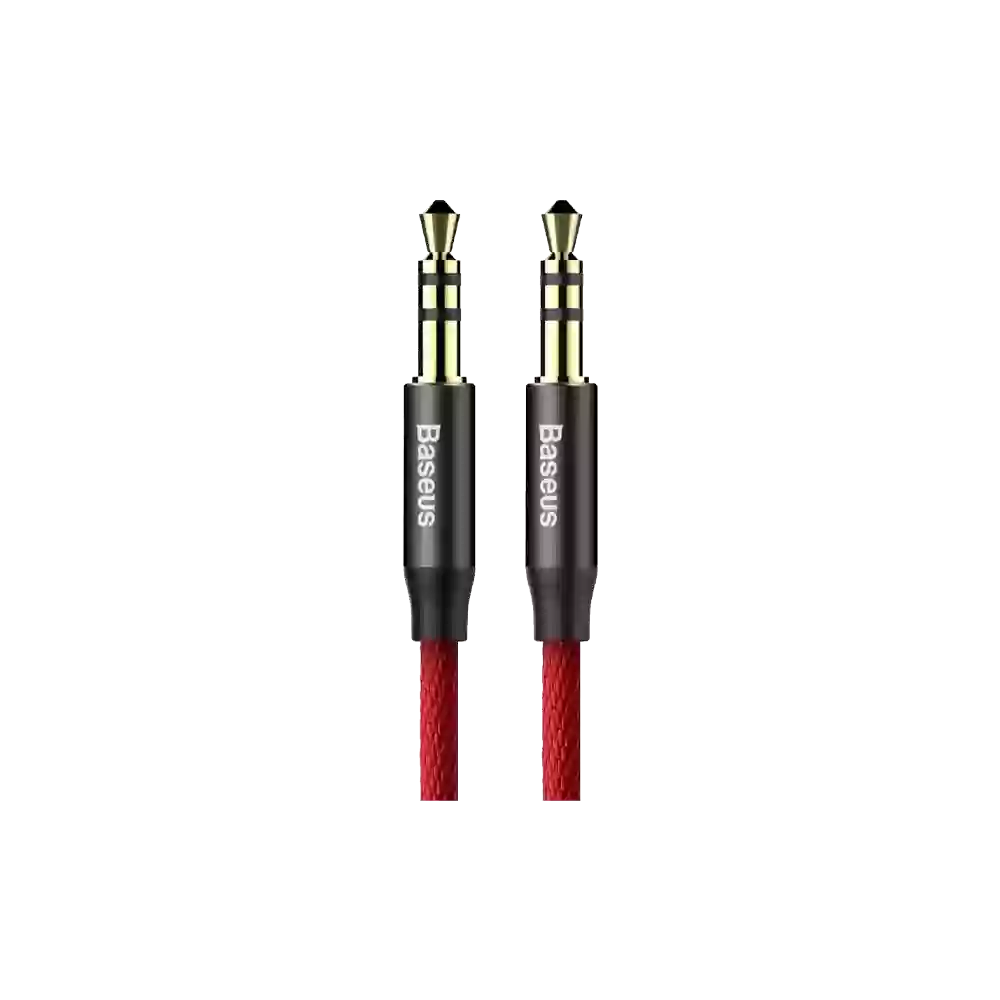 Baseus Audio Cable M30 3.5 mm Male Mini Jack 1m red Price In Bangladesh