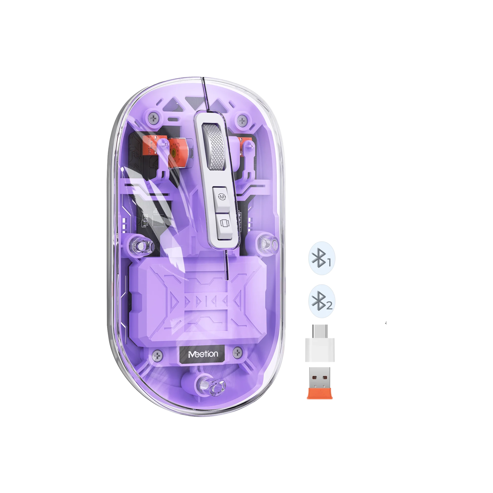 Meetion MT-BTM005 Rechargeable Bluetooth Mouse Dual Mode