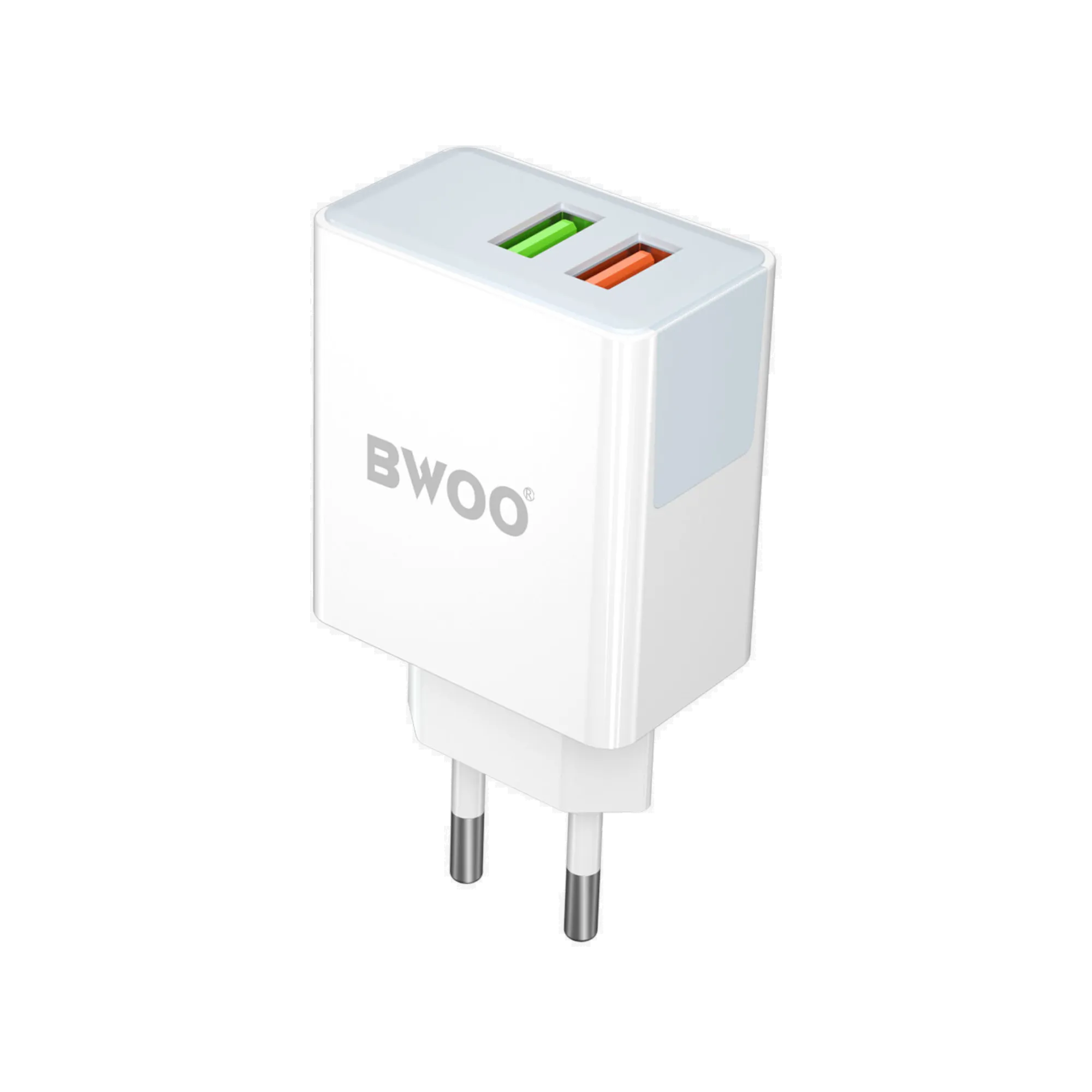 BWOO BO-CDA132  Dual USB-A 30W Fast Charging Wall Charger Price In Bangladesh