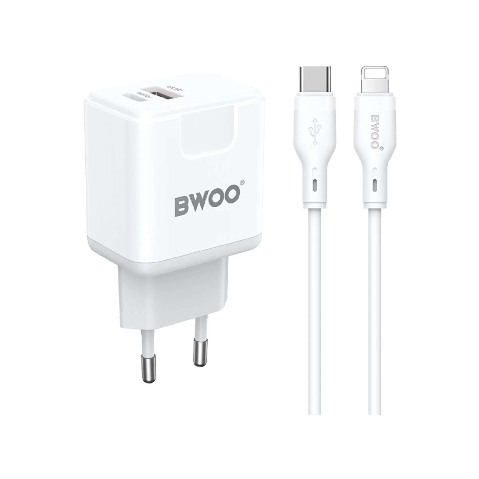 BWOO CDA157C-L 20W Dual Ports Fast Charging Adapter Price In Bangladesh