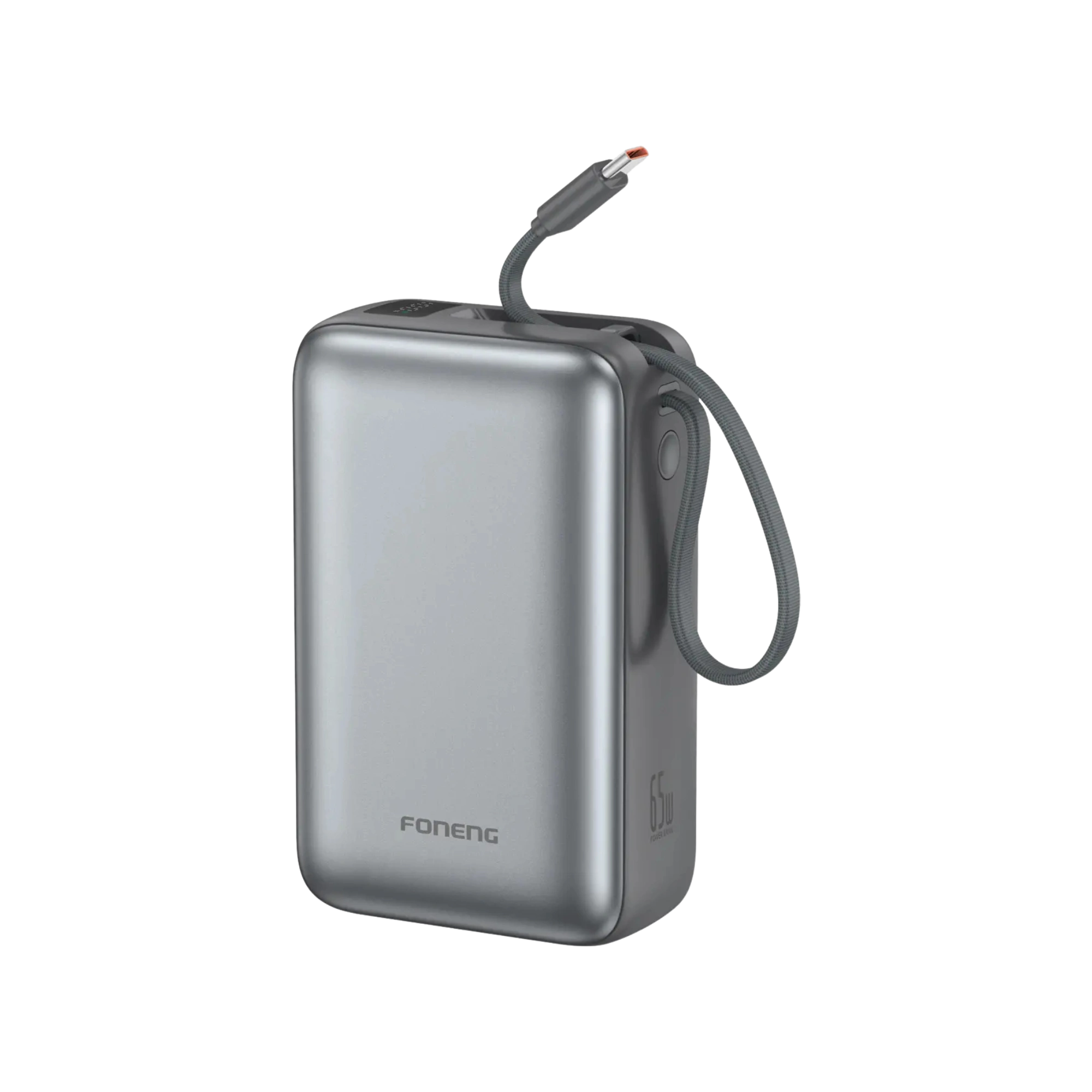 Foneng PX128 30000mAh 65W Power Bank with Built-in Type-C Cable Price In Bangladesh