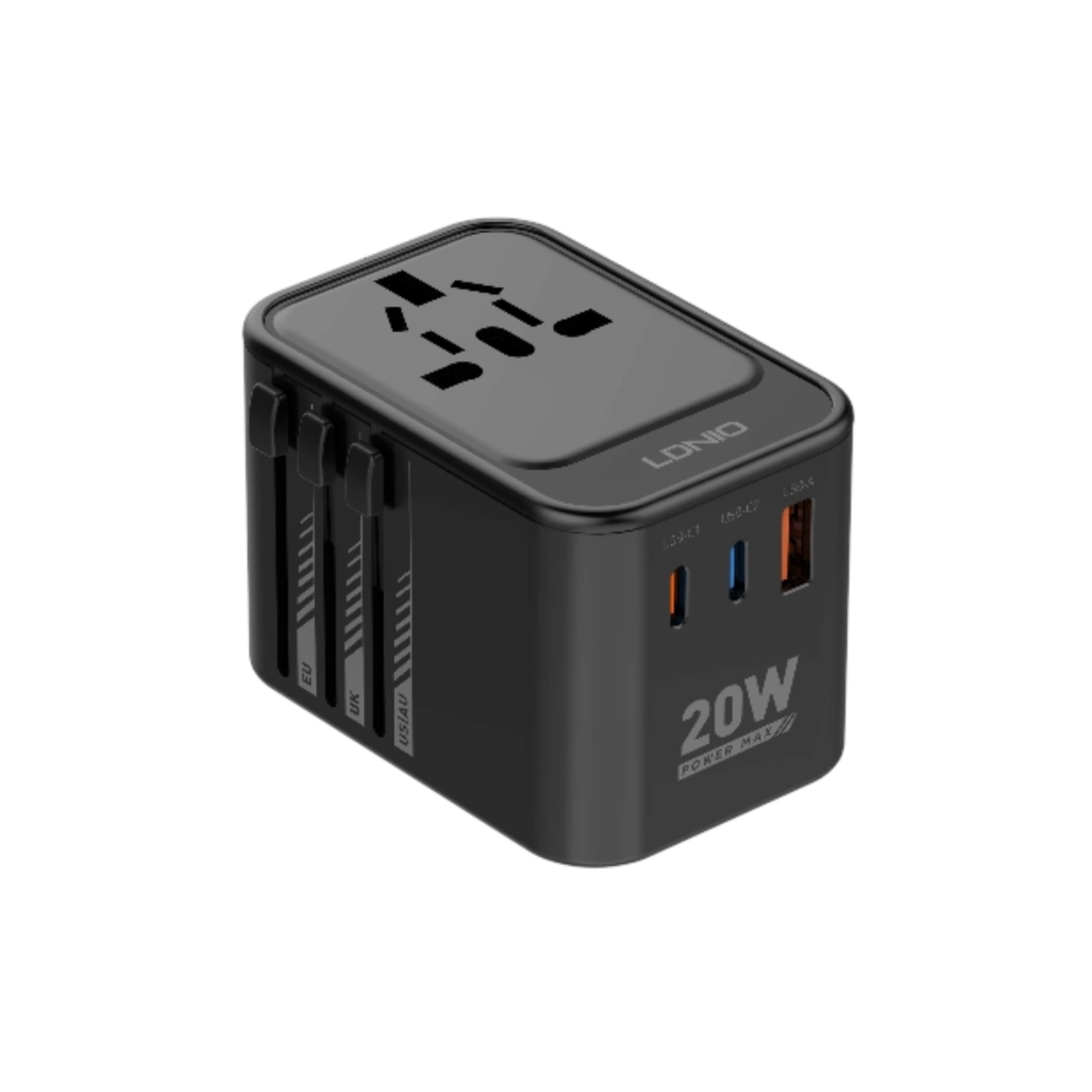 LDNIO Z9 20W GaN Universal Travel Adapter Price In Bangladesh