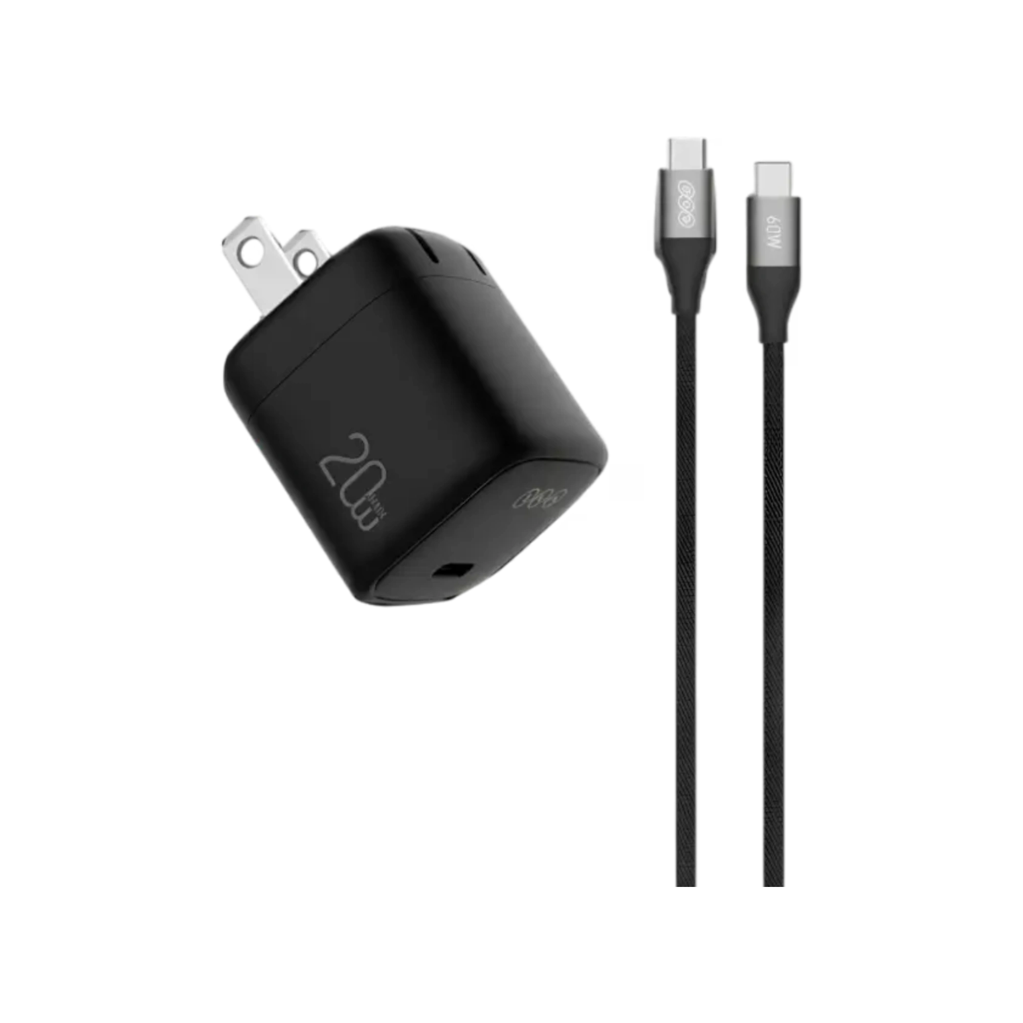 QCY CK02-MG 20W Adapter with Type-C Cable Set Price In Bangladesh