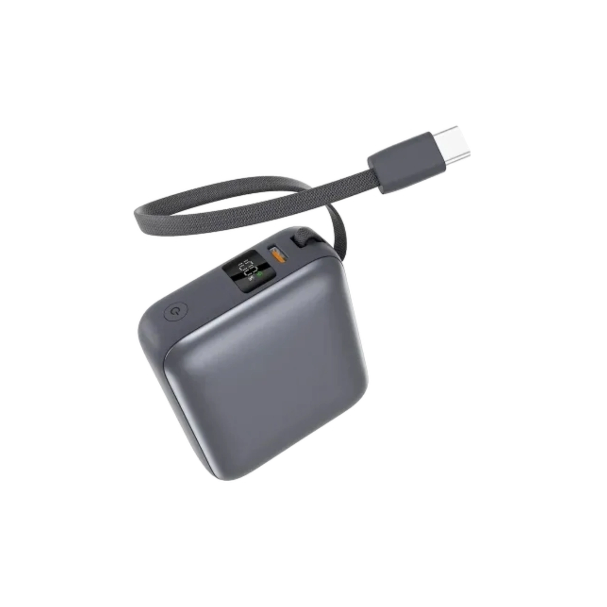 QCY PB10C 10000mAh 35W Mini Power Bank with Built-in Type-C Cable Price In Bangladesh