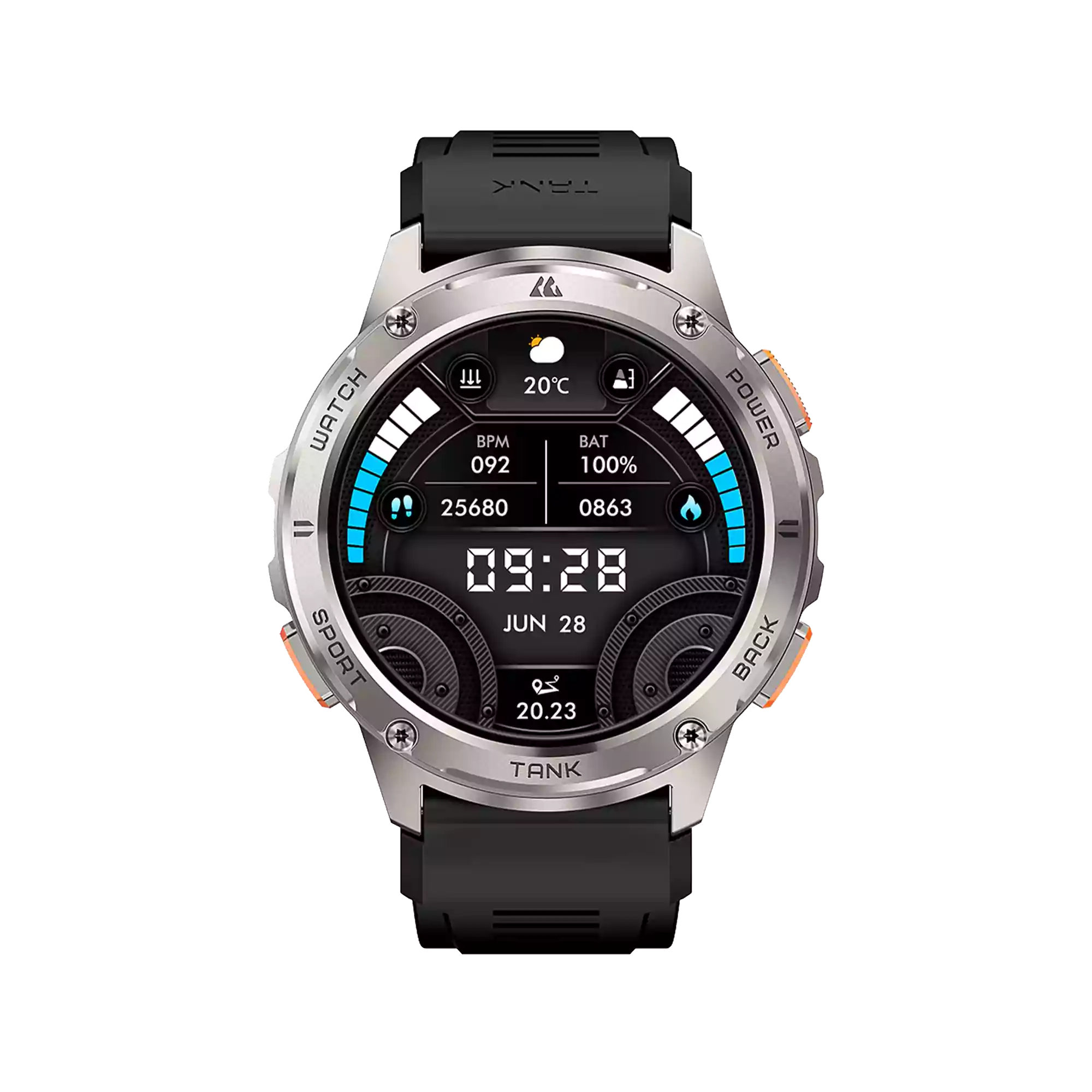 Kospet Tank T3 Smartwatch Silver