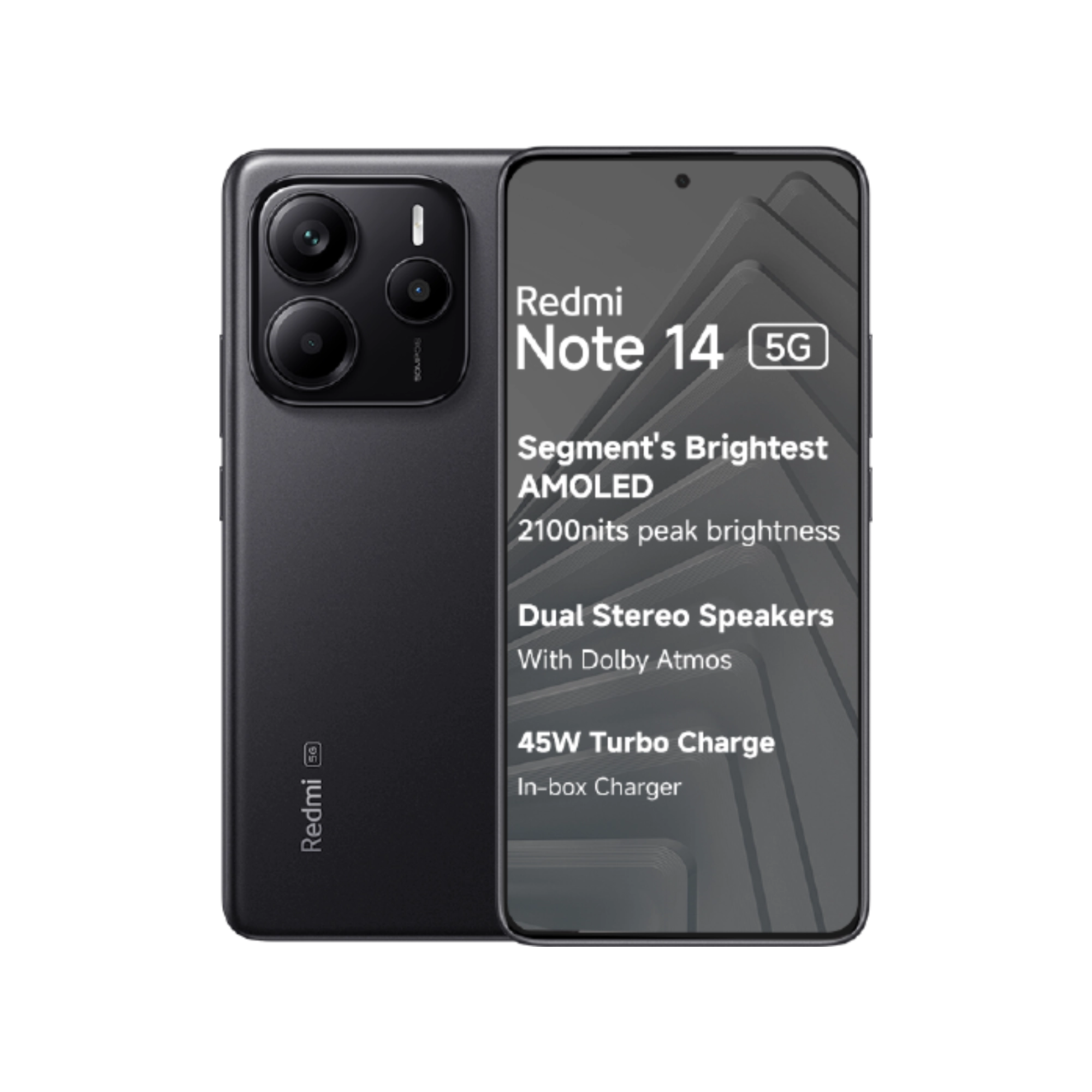 Redmi Note 14 5G Indian | 6/128GB | Titan Black