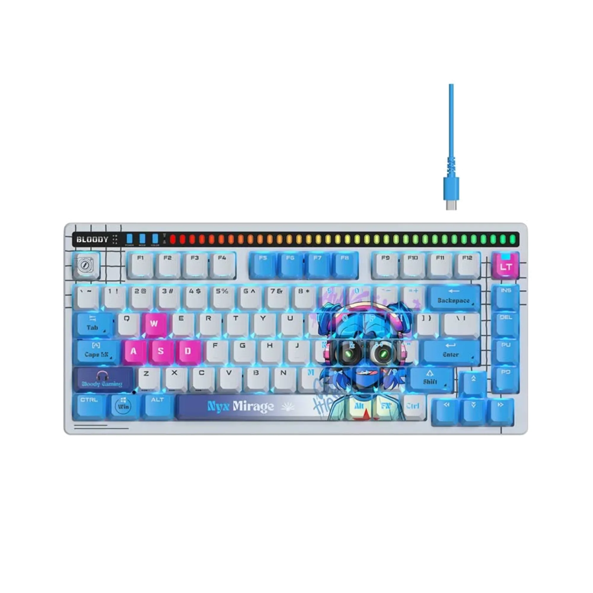 A4Tech Bloody AT75 RGB Wired Mechanical Gaming Keyboard