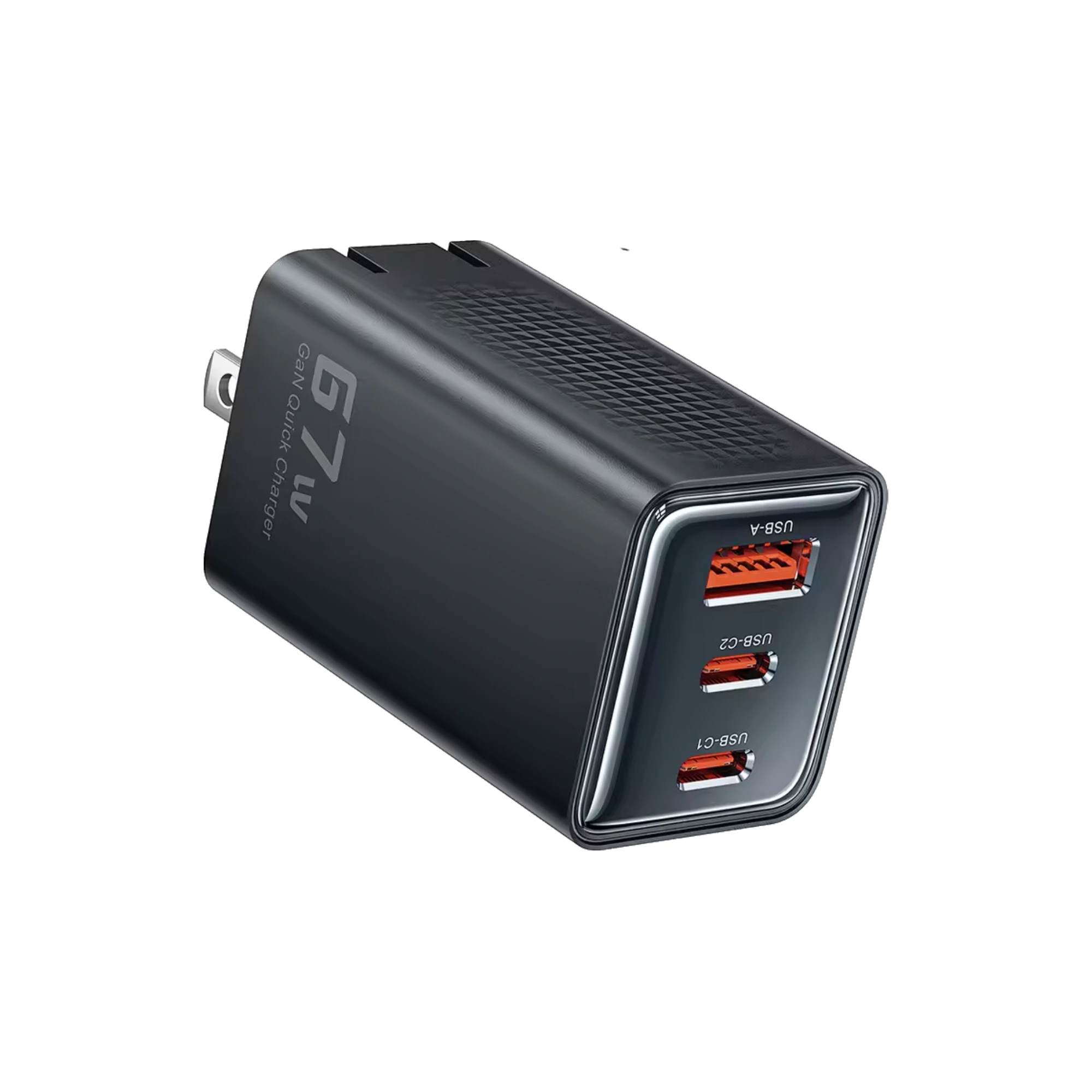 Toocki 67W QC 4.0 GaN Charger Black