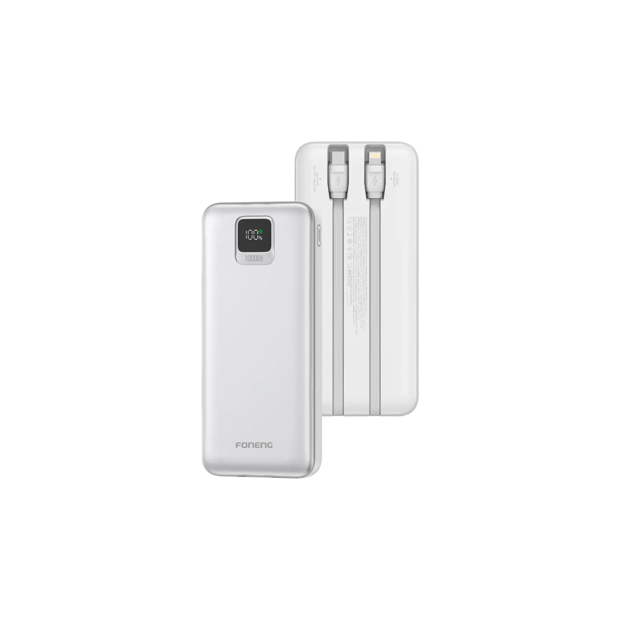 Foneng PX135 10000mAh 22.5W Power Bank Silver