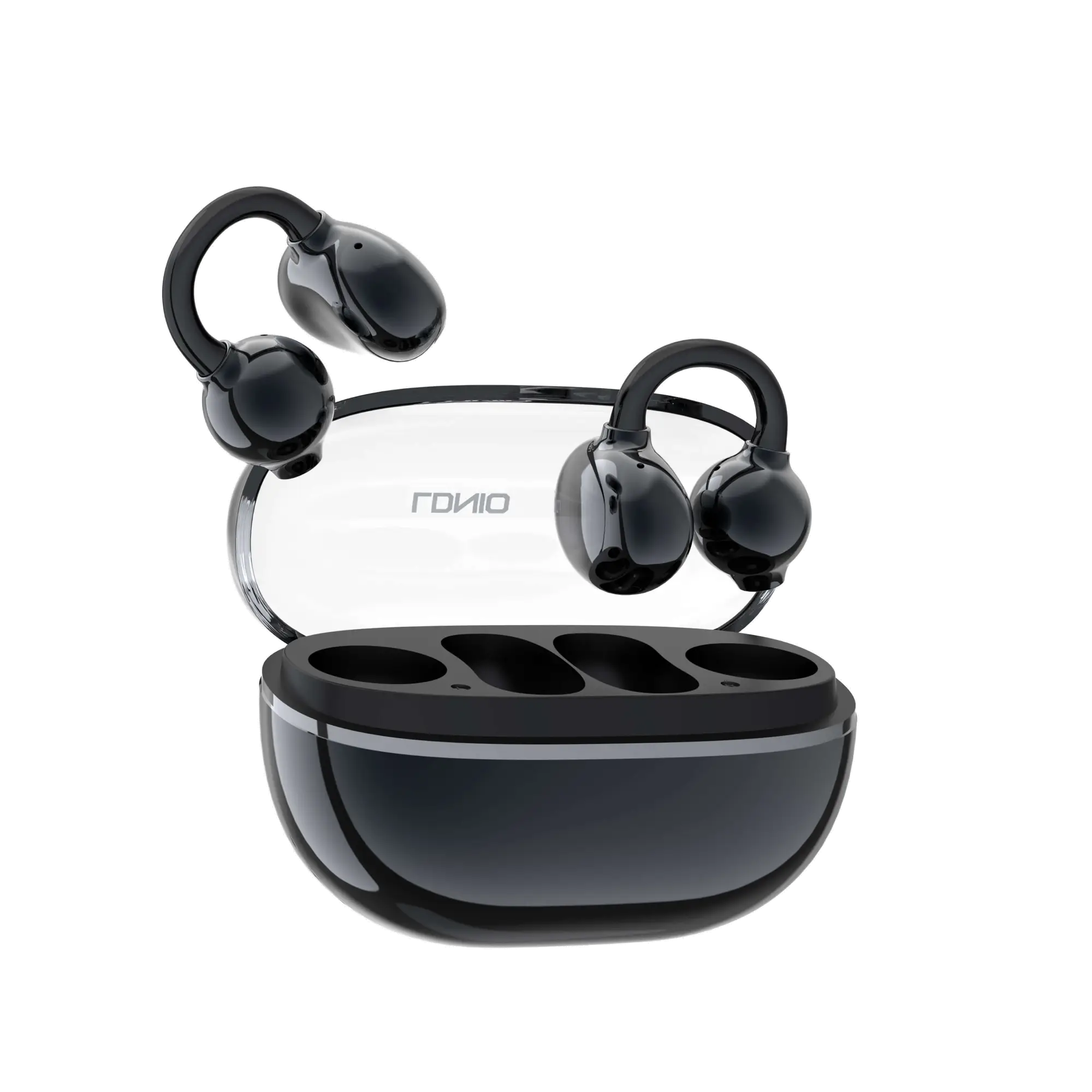 LDNIO T08 Open-Ear Clip-On Earbuds Black