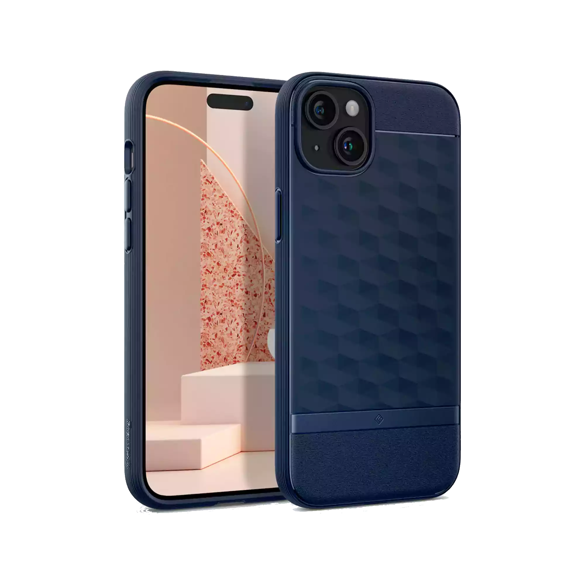 Caseology Parallax Mag Case for iPhone 15 Midnight Blue