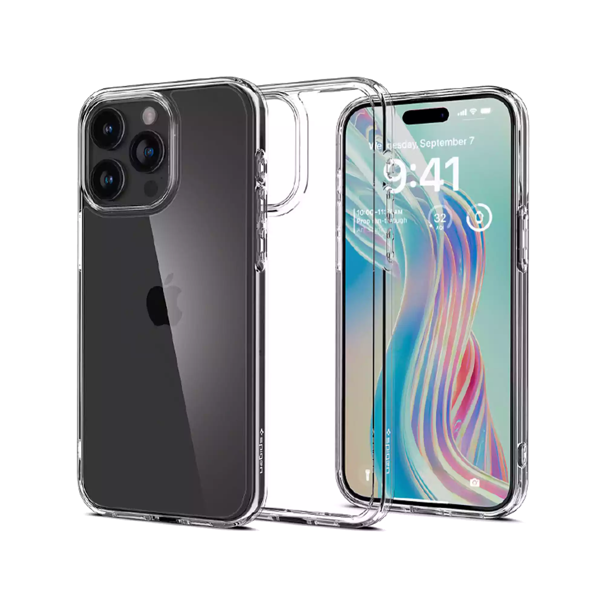 Crystal Hybrid Case for iPhone 15 Pro Max Crystal clear