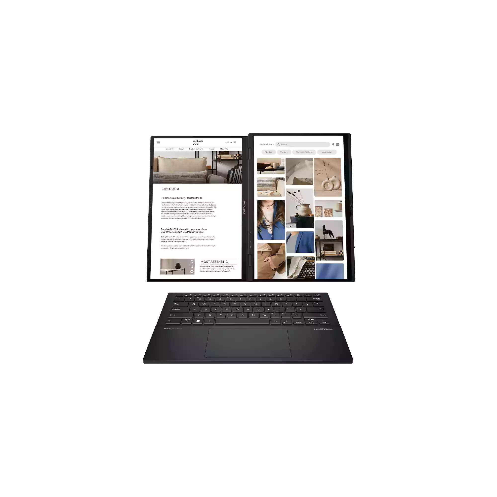 ASUS Zenbook Duo Core Ultra 9 32GB RAM 1TB SSD Dual 14” Touch Laptop