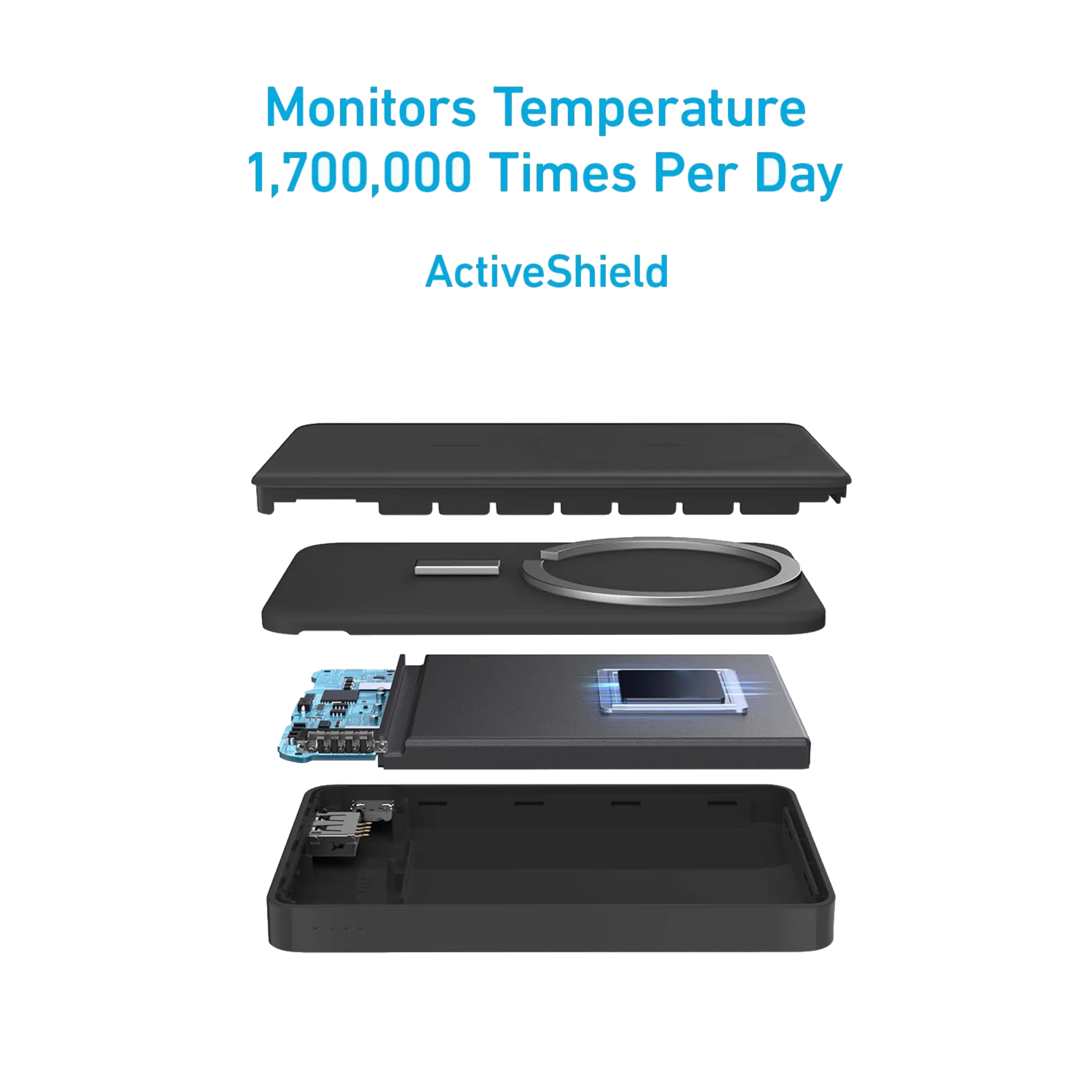 Anker 334 MagGo PowerCore 10000 mAh Battery Slim Wireless Power Bank