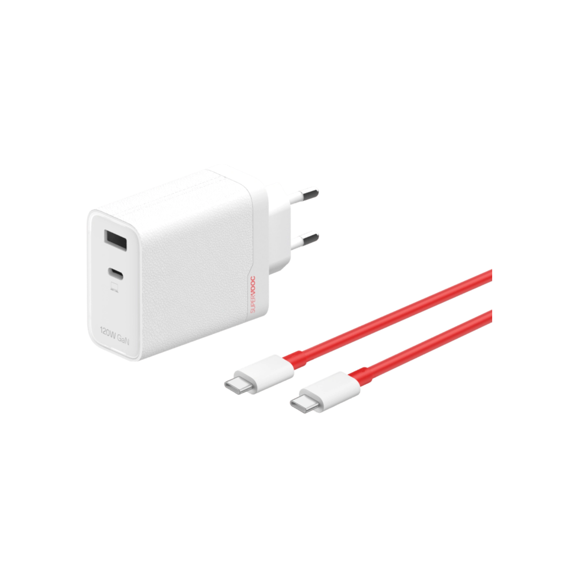 OnePlus SUPERVOOC 120W Dual Ports GaN Power Adapter Kit 
