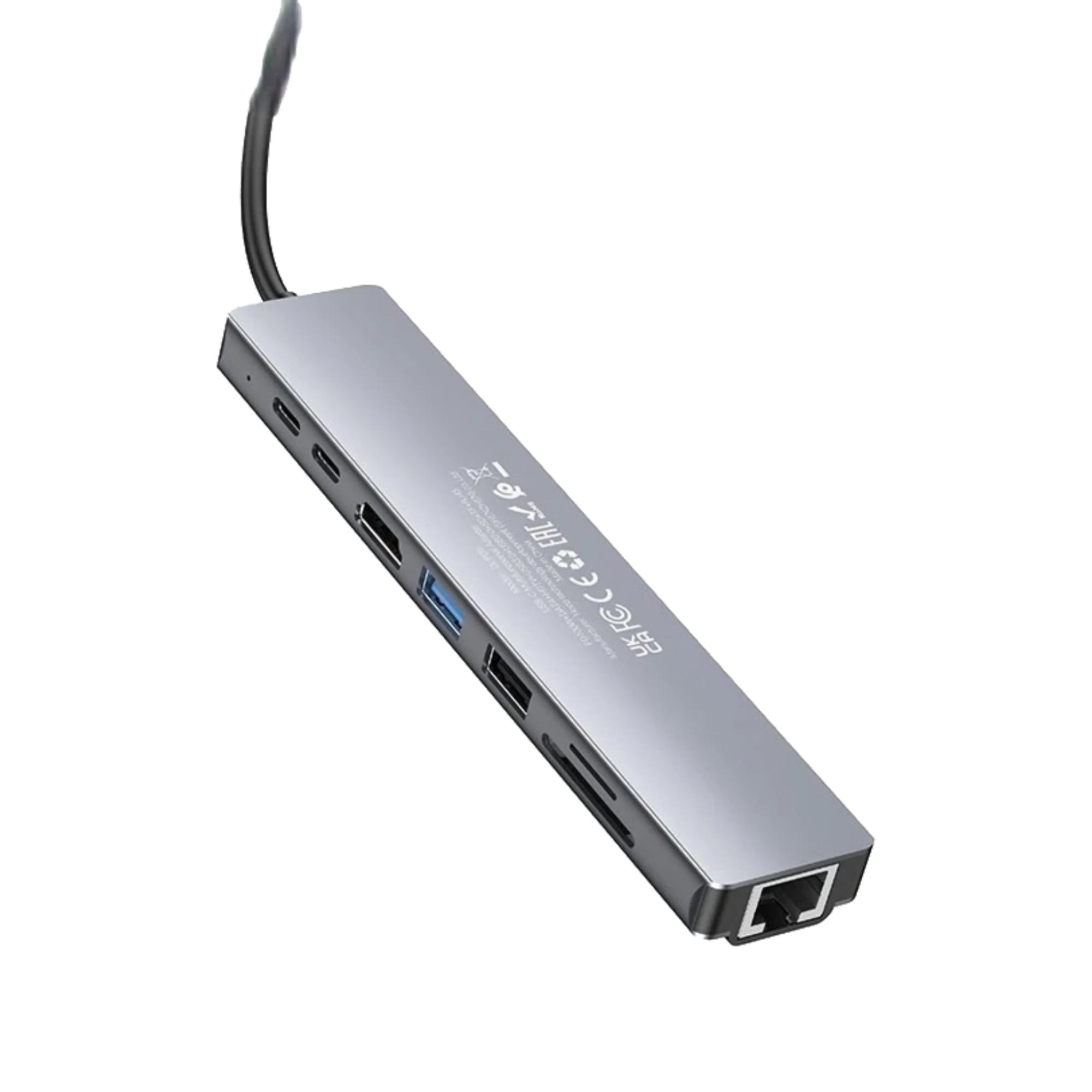 Hoco DUP09 8-in-1 Docking Hub Converter Adapter