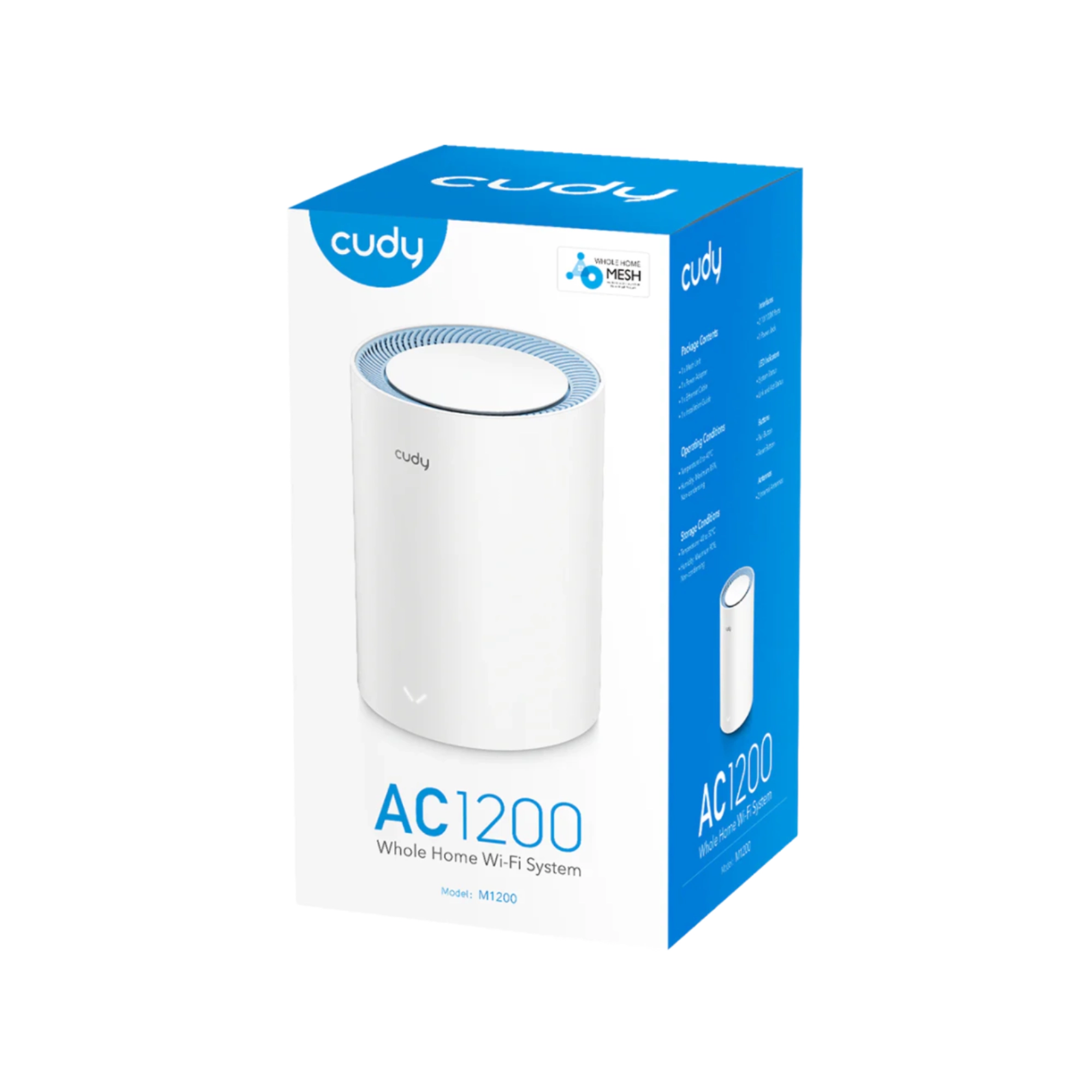Cudy M1200 AC1200 Dual Band Wi-Fi Mesh Router (1-Pack)