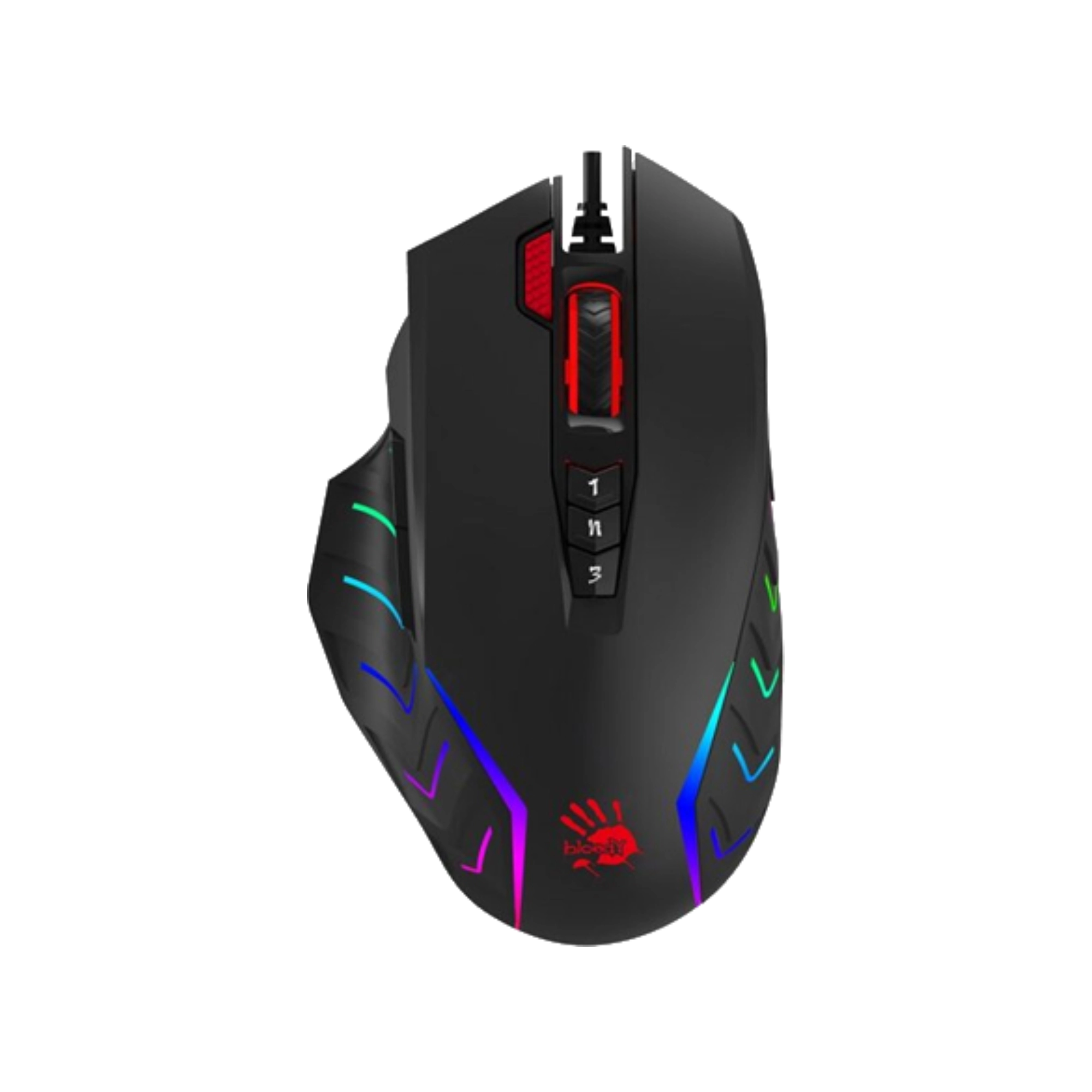 A4Tech Bloody J95s 2-Fire RGB Animation Gaming Mouse 