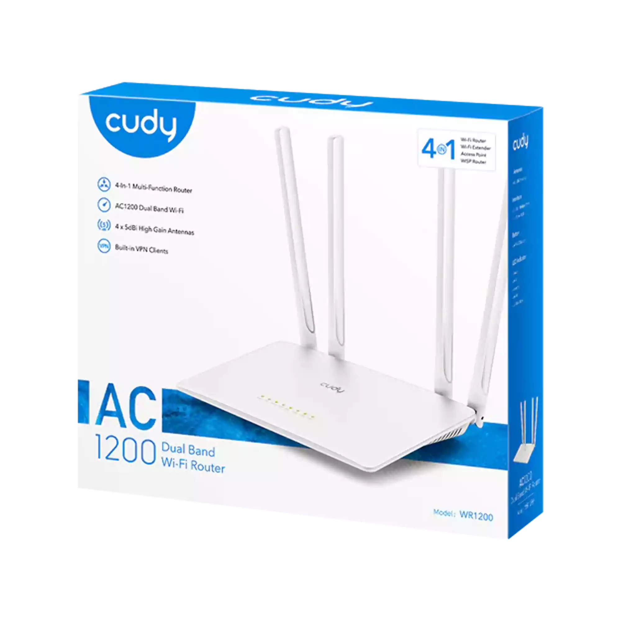 Cudy WR1200 AC1200 Dual Band Wi-Fi Router