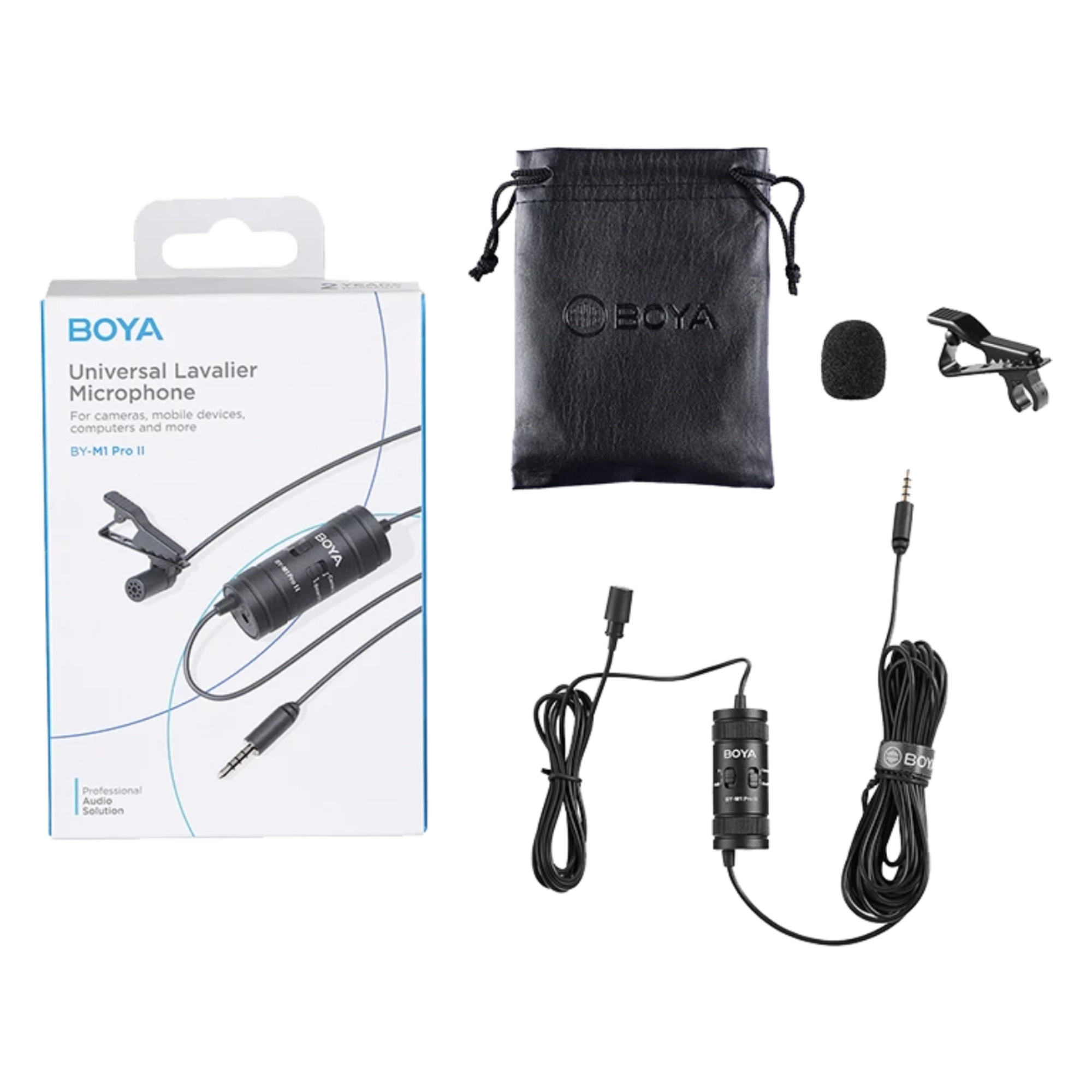 BOYA BY-M1 Pro II Universal Lavalier Microphone
