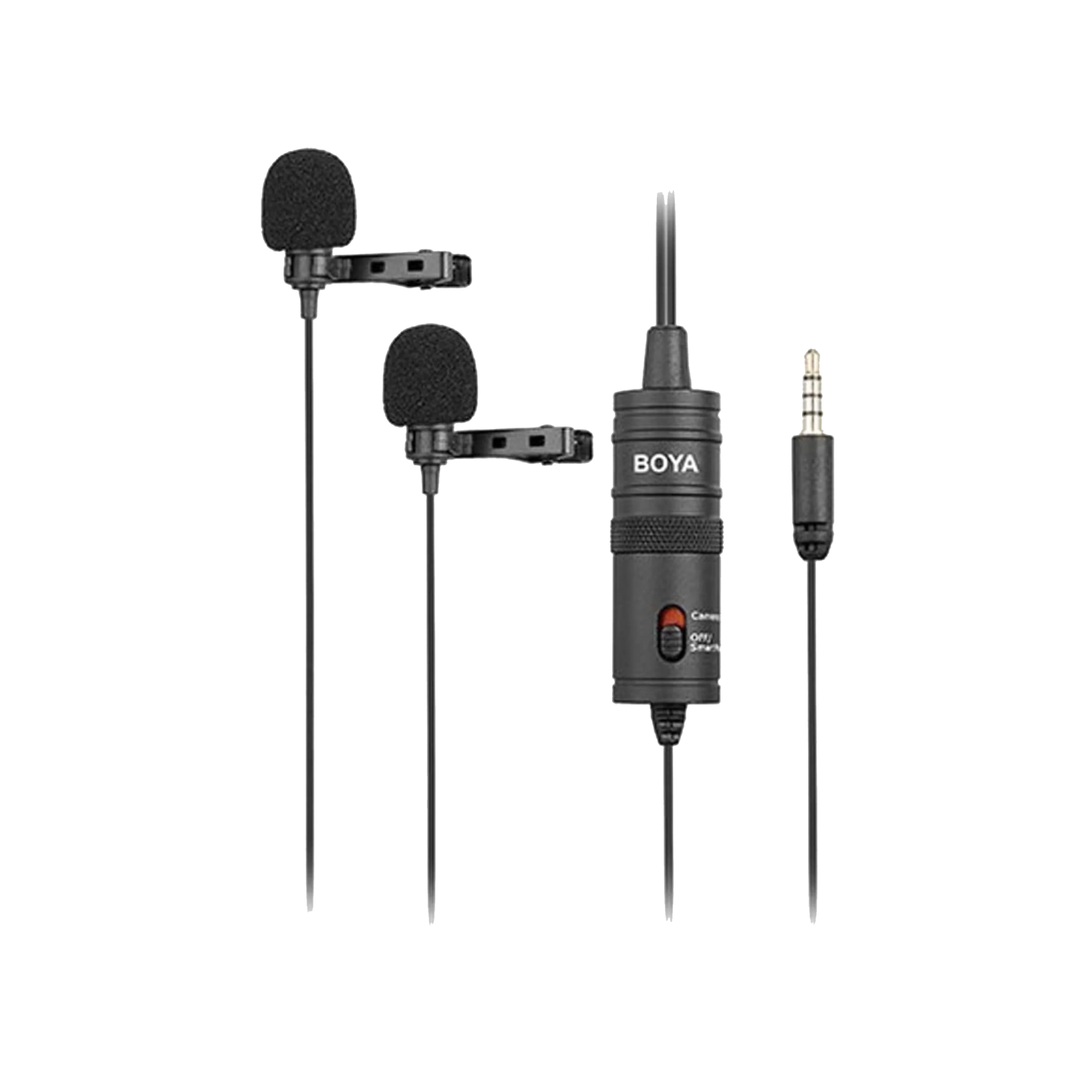 Boya BY-M1DM Dual Omni-Directional Lavalier Microphone 