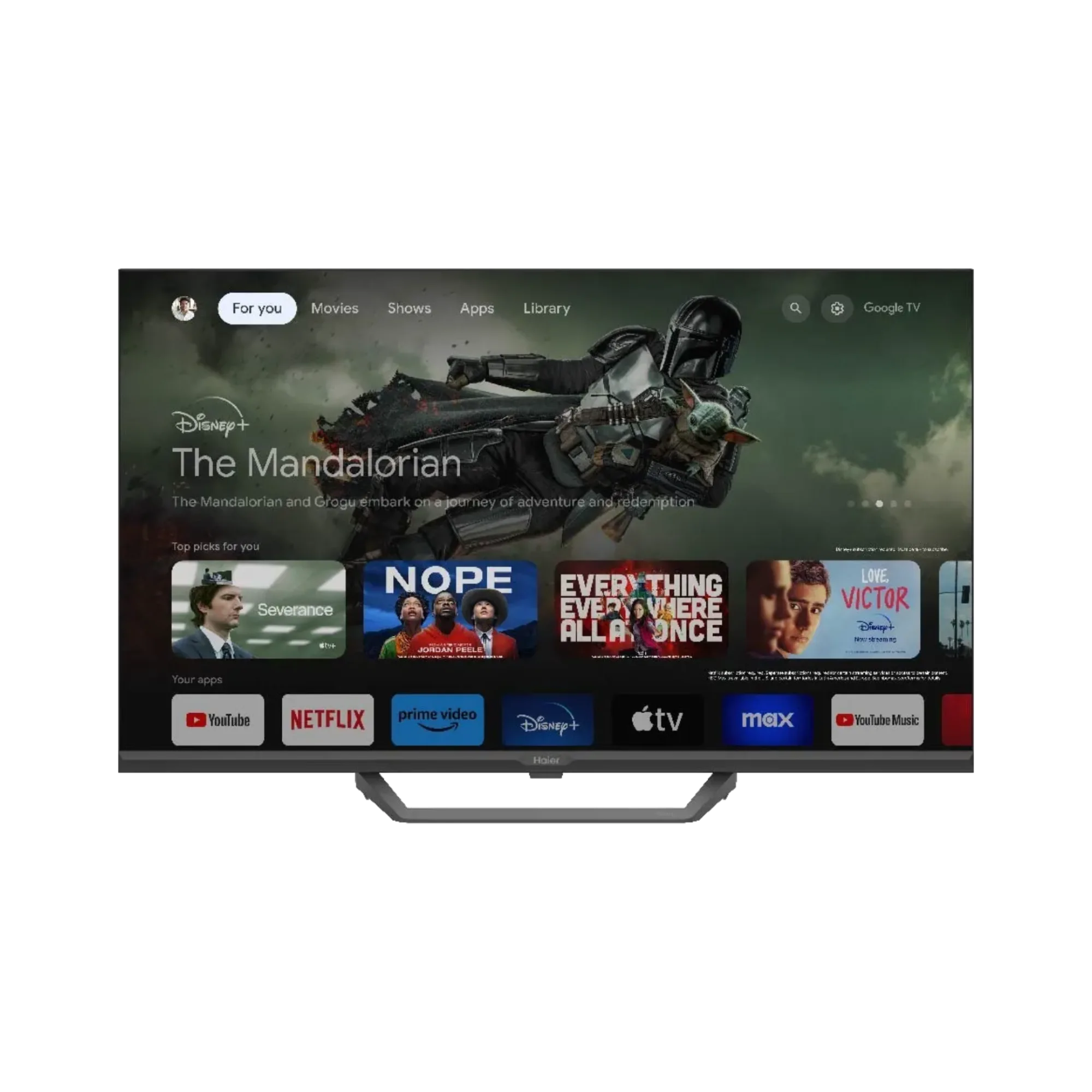 Haier H43S80EUX 43" QLED 4K Google TV
