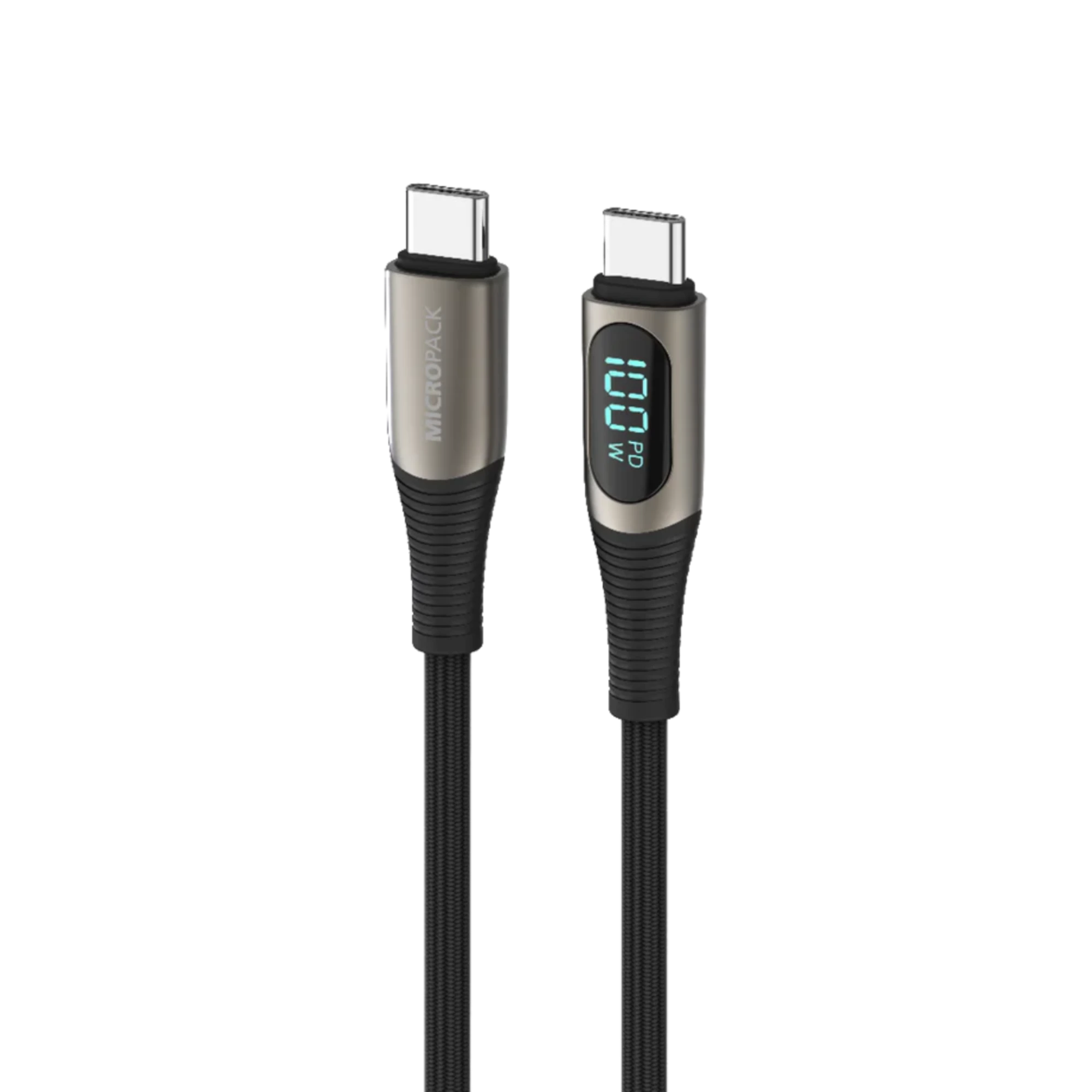 Micropack MC-C100 100W 2M Braided USB-C Cable 