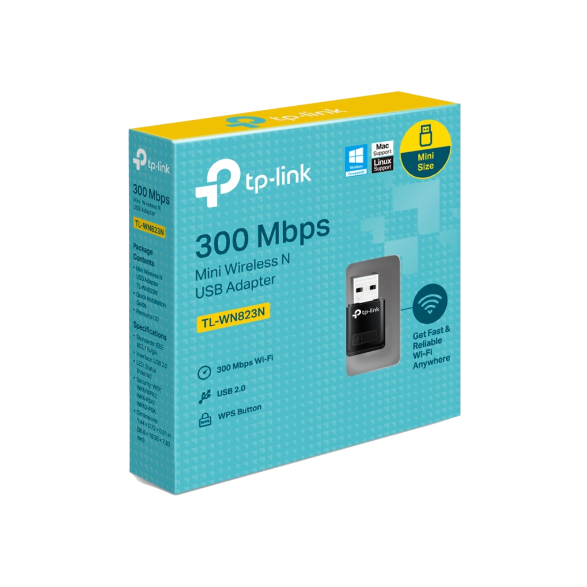 TP-LINK TL-WN823N 300Mbps Mini Wireless N USB Adapter