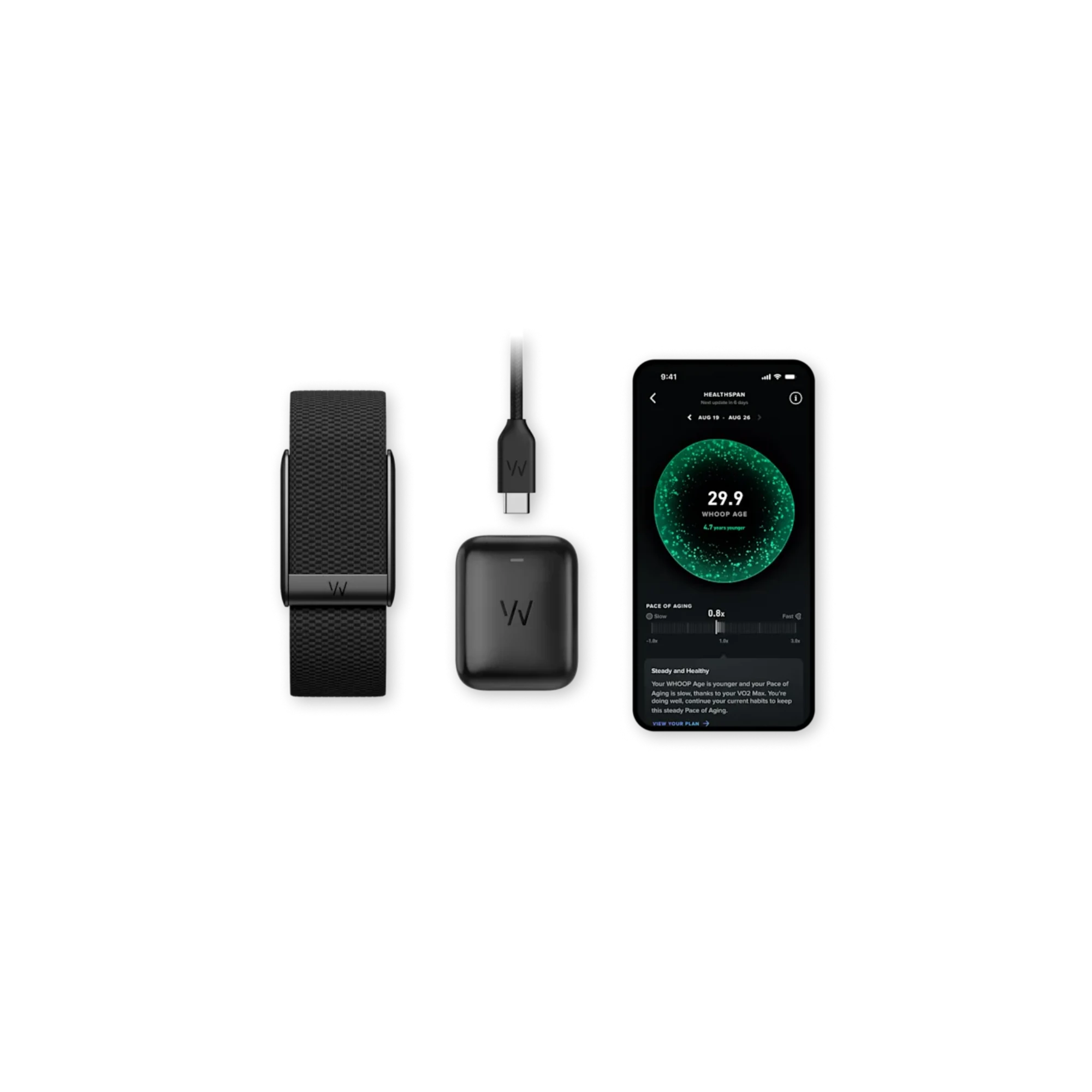 WHOOP Peak 5.0 Health and Fitness Wearable 24/7 Activity Tracker