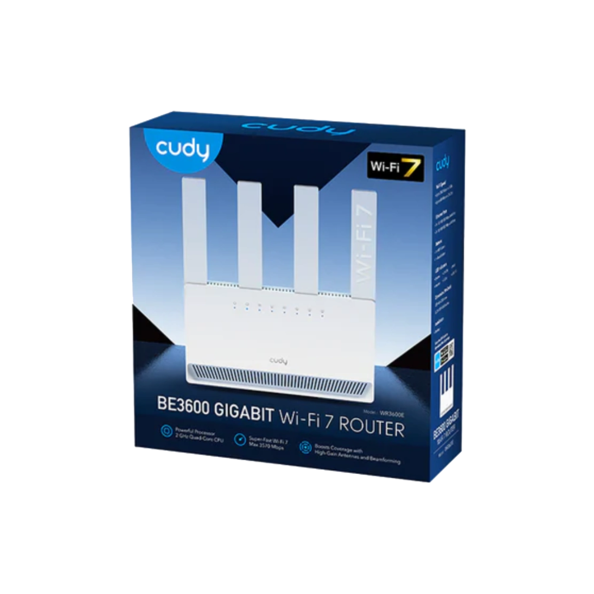Cudy WR3600E BE3600 Dual Band Gigabit Wi-Fi 7 Router