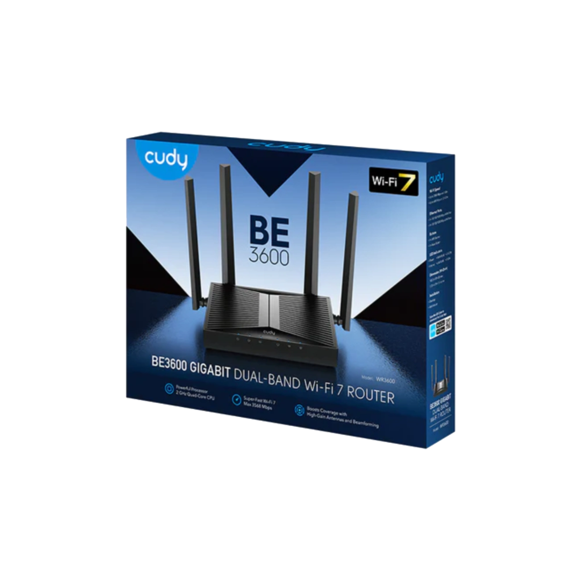 Cudy WR3600 BE3600 Dual Brand Wi-Fi 7 Router