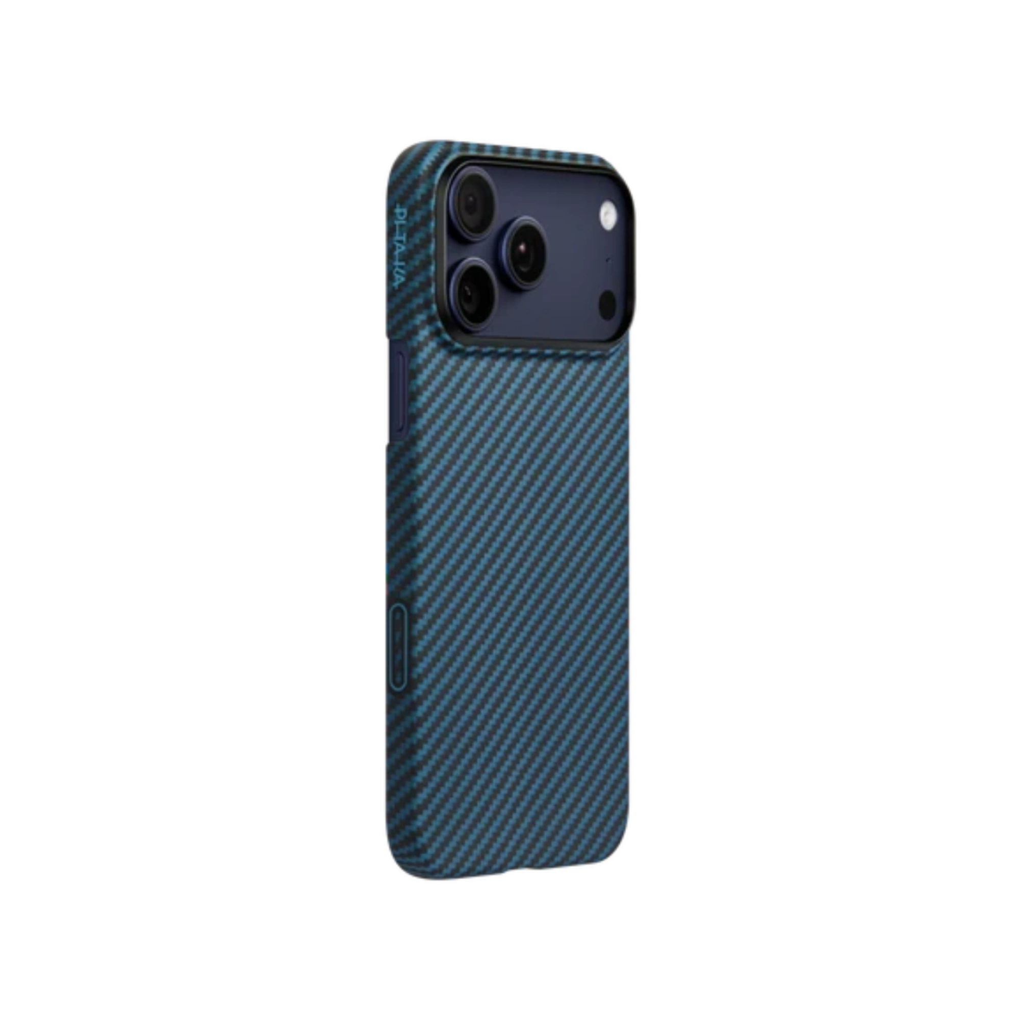 PITAKA Black/Blue Twill Ultra-Slim Case for iPhone 17 Pro/Max