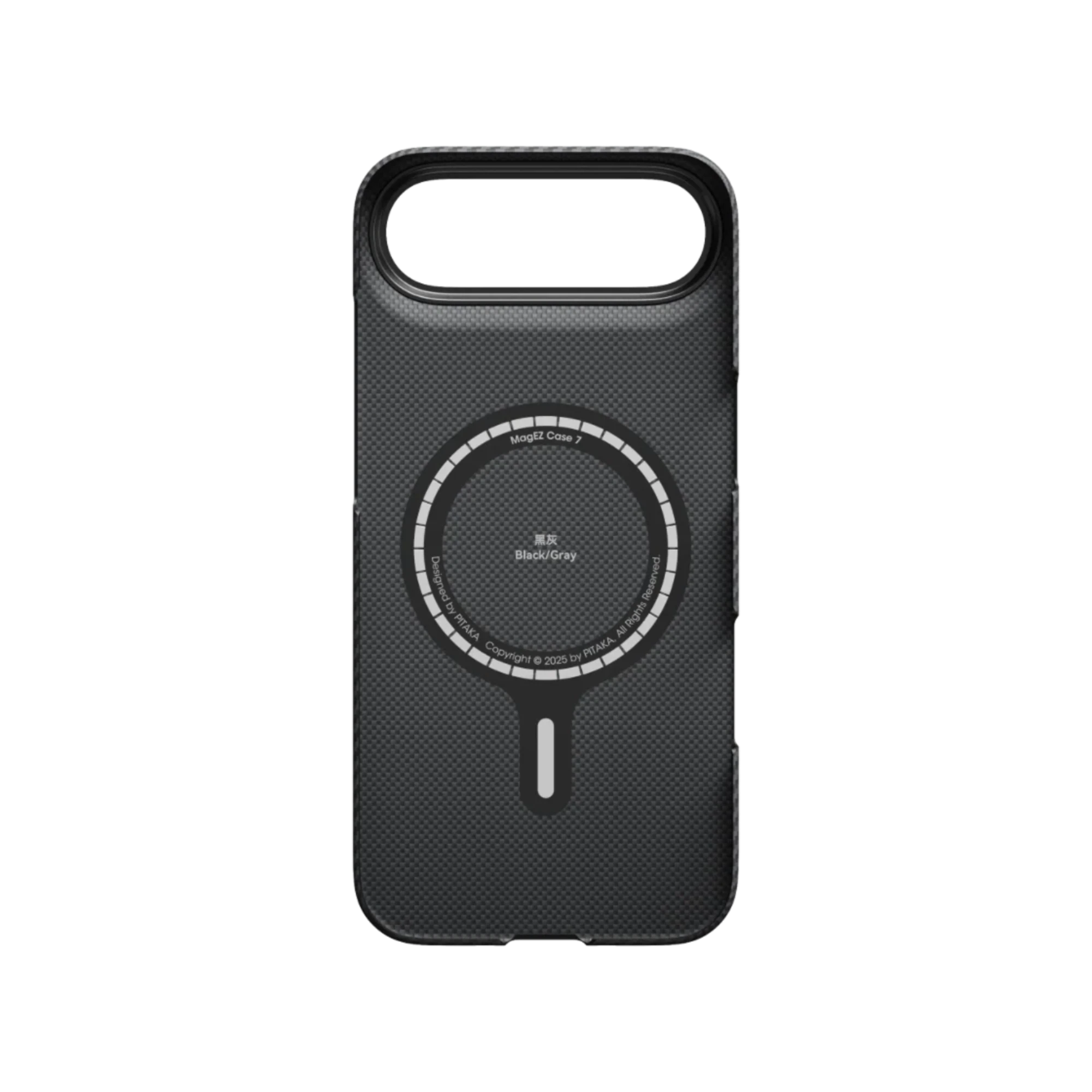 PITAKA Black/Grey Twill Ultra-Slim Case for iPhone Air