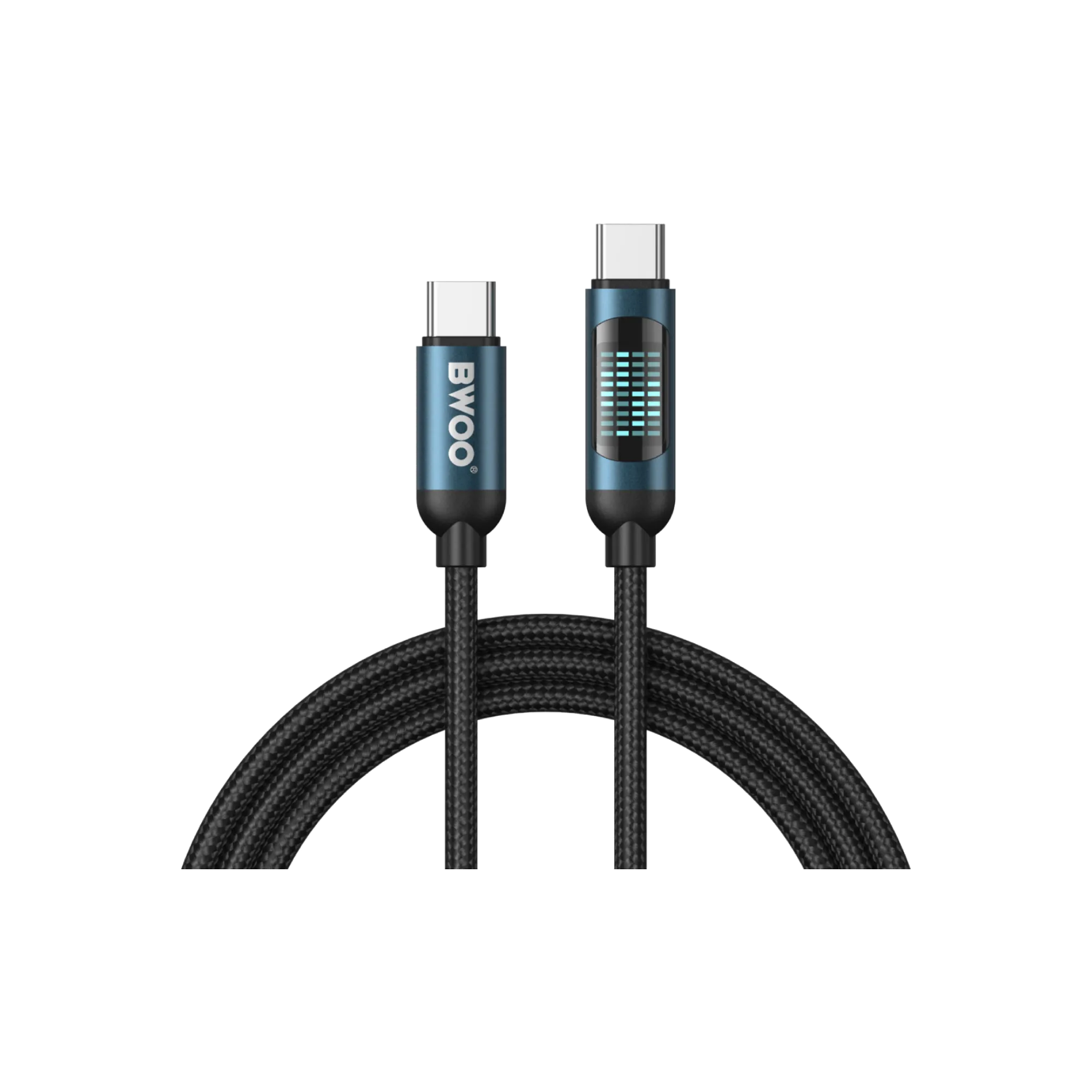 BWOO BO-X304 PD 60W Type-C Cable with LED Display 