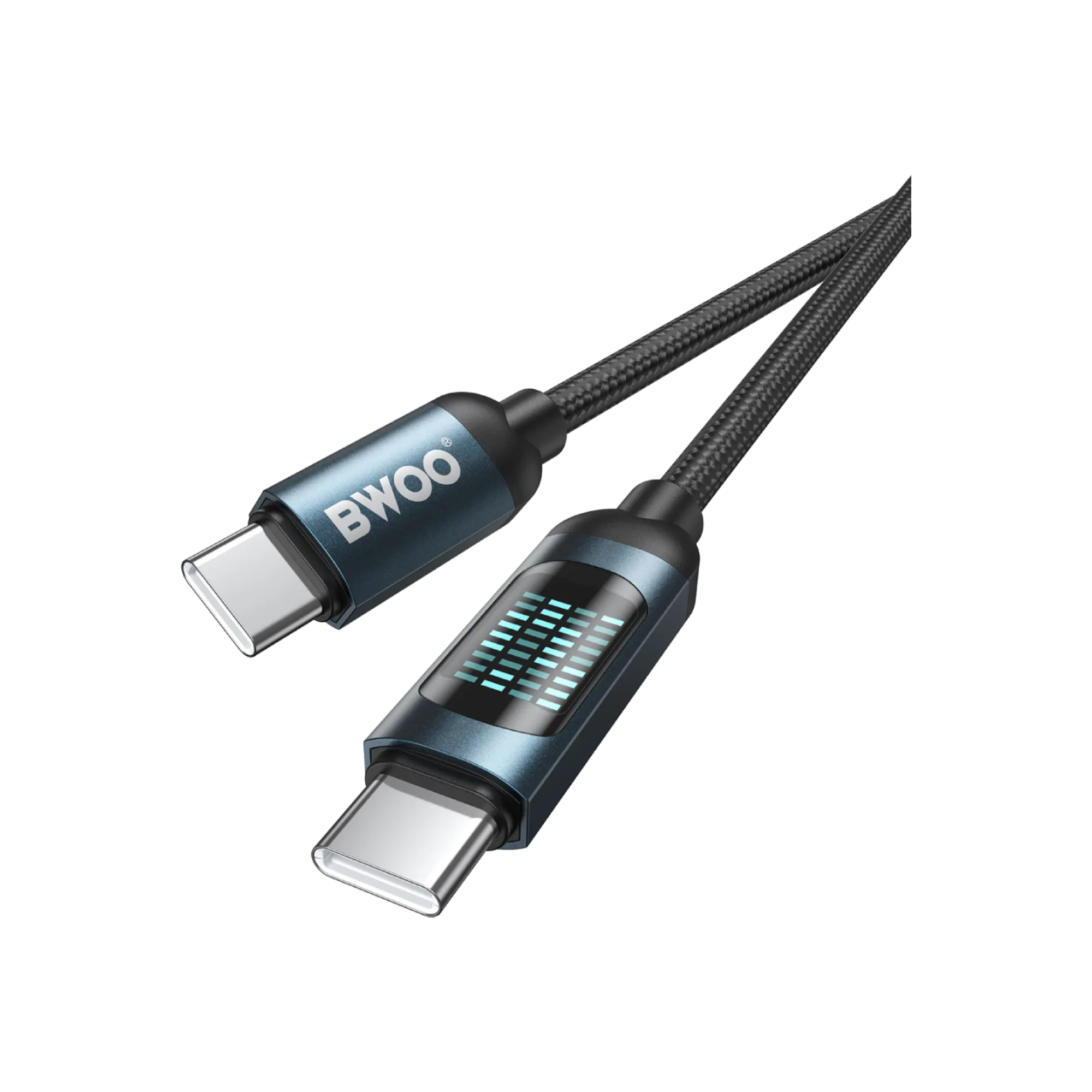 BWOO BO-X304 PD 60W Type-C Cable with LED Display