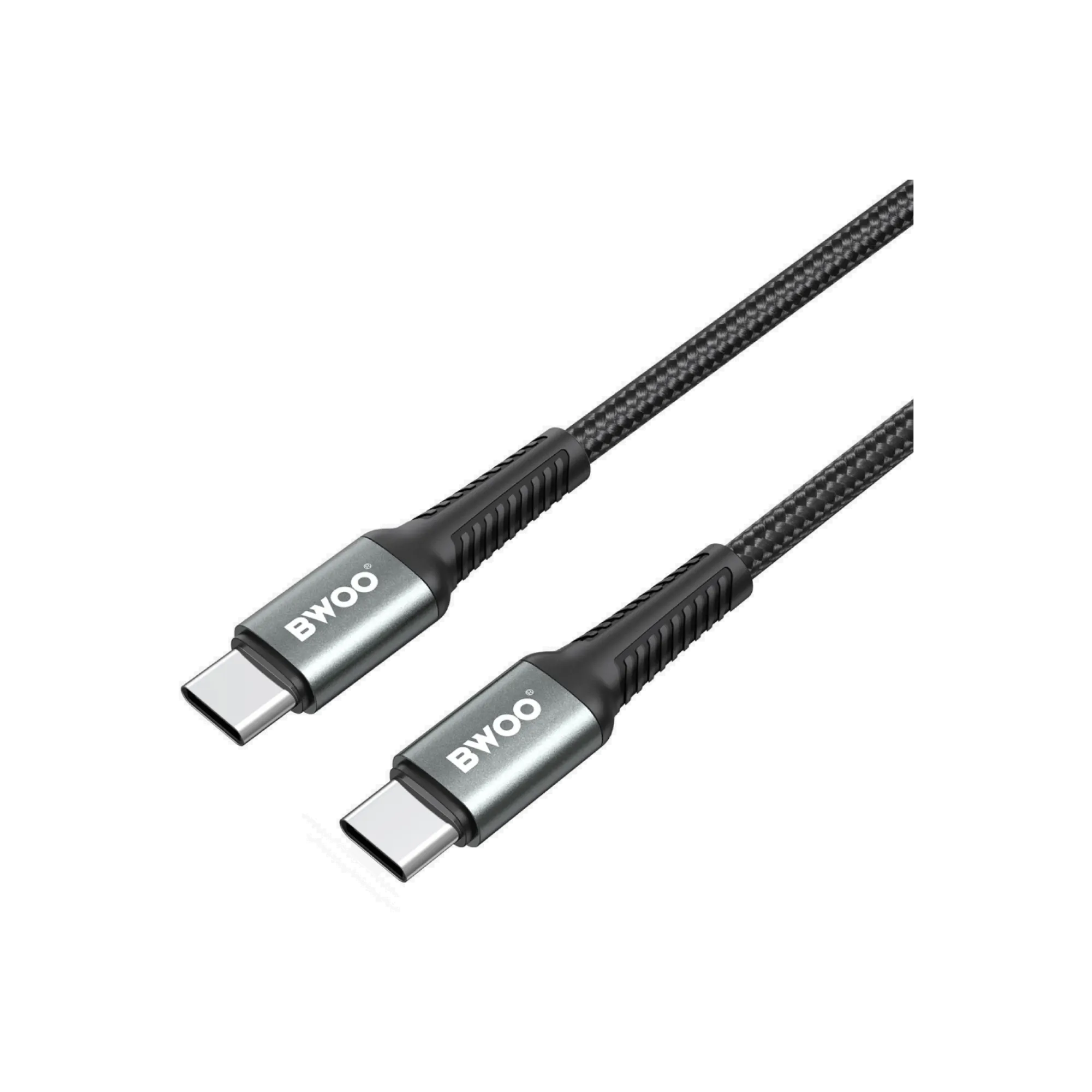 BWOO BO-X288C-C 2M PD 60W Nylon Braided Type-C Cable