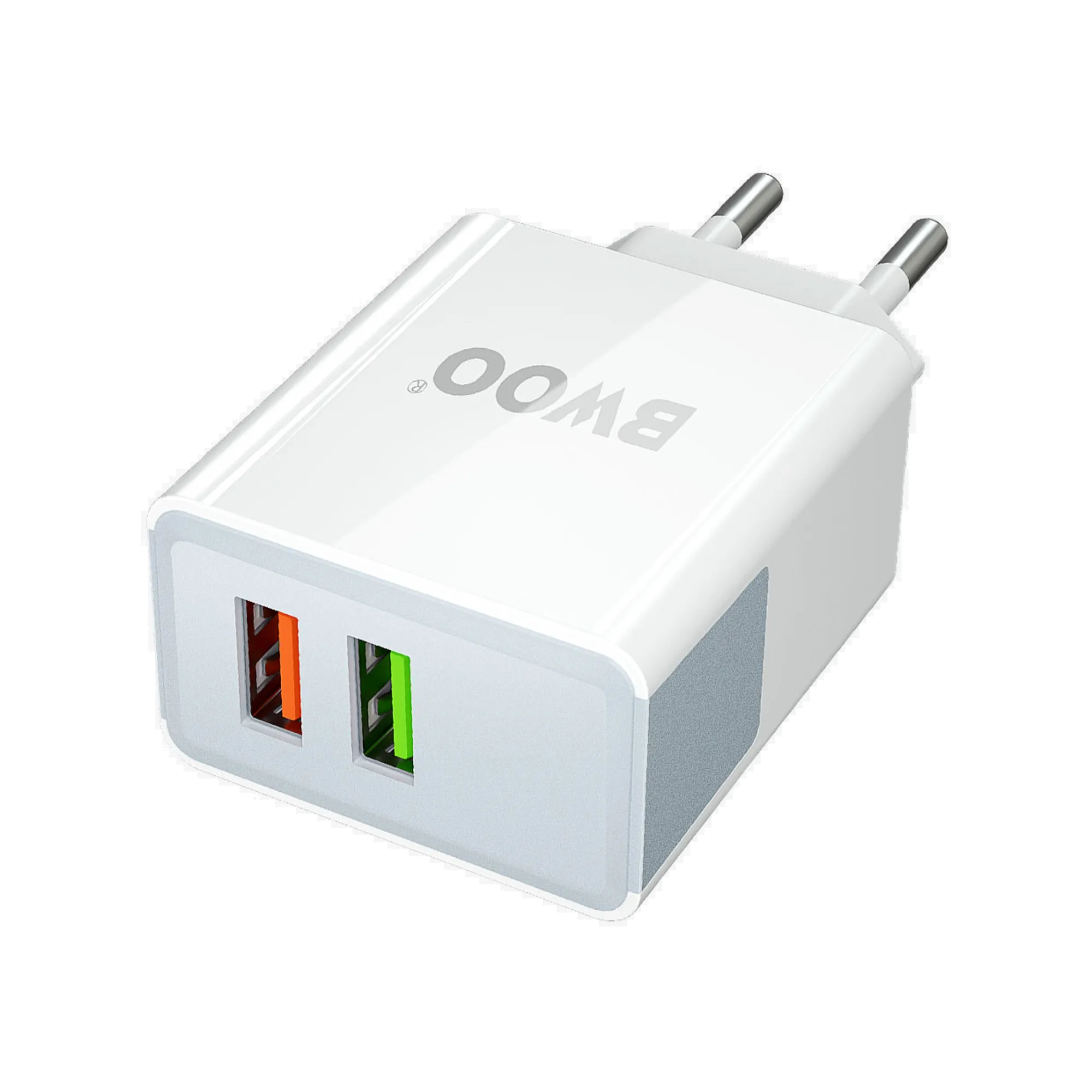 BWOO BO-CDA132  Dual USB-A 30W Fast Charging Wall Charger