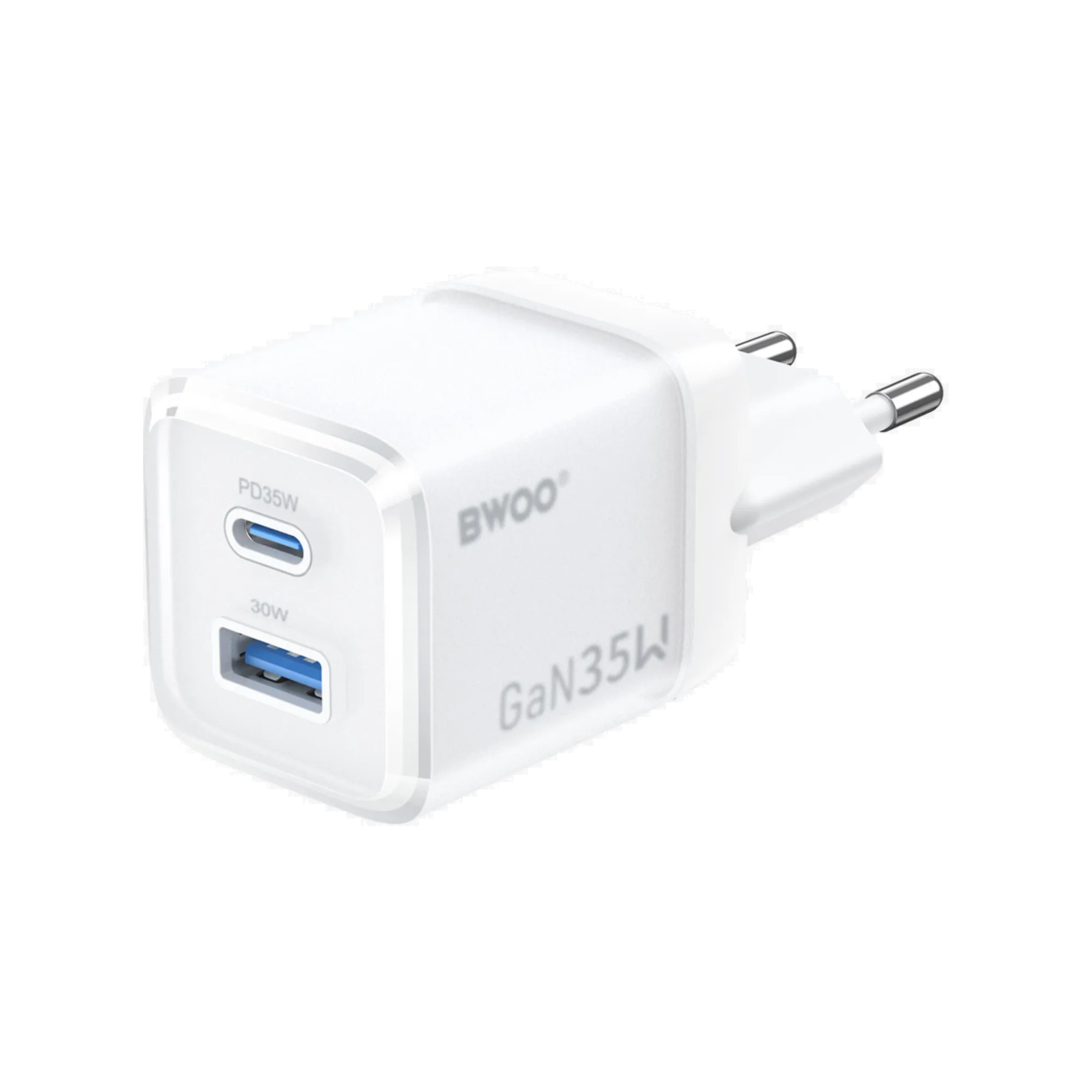 BWOO BO-CDA222 35W USB-C Dual ports GaN Charger