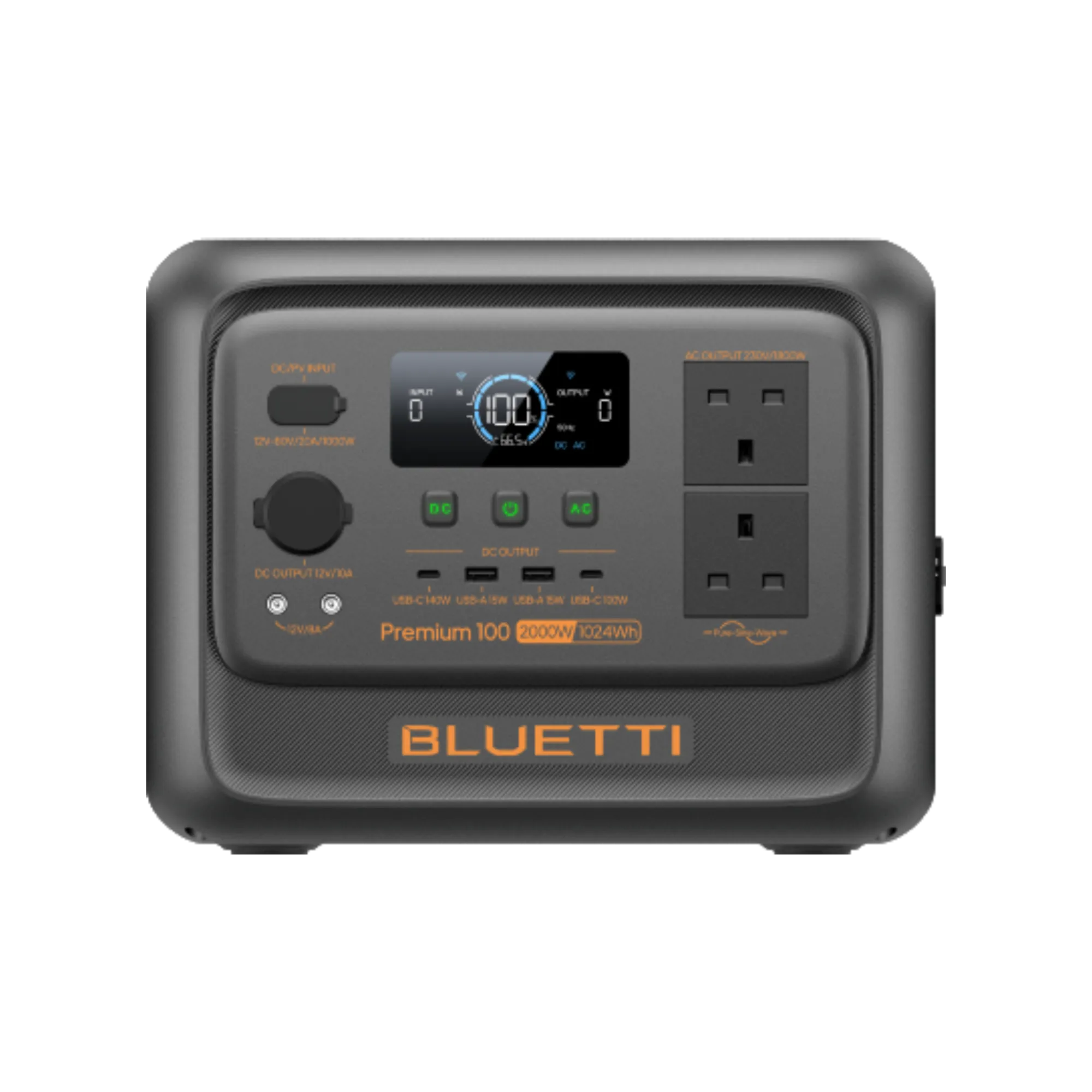 BLUETTI Premium 100 V2 2000W Portable Power Station 