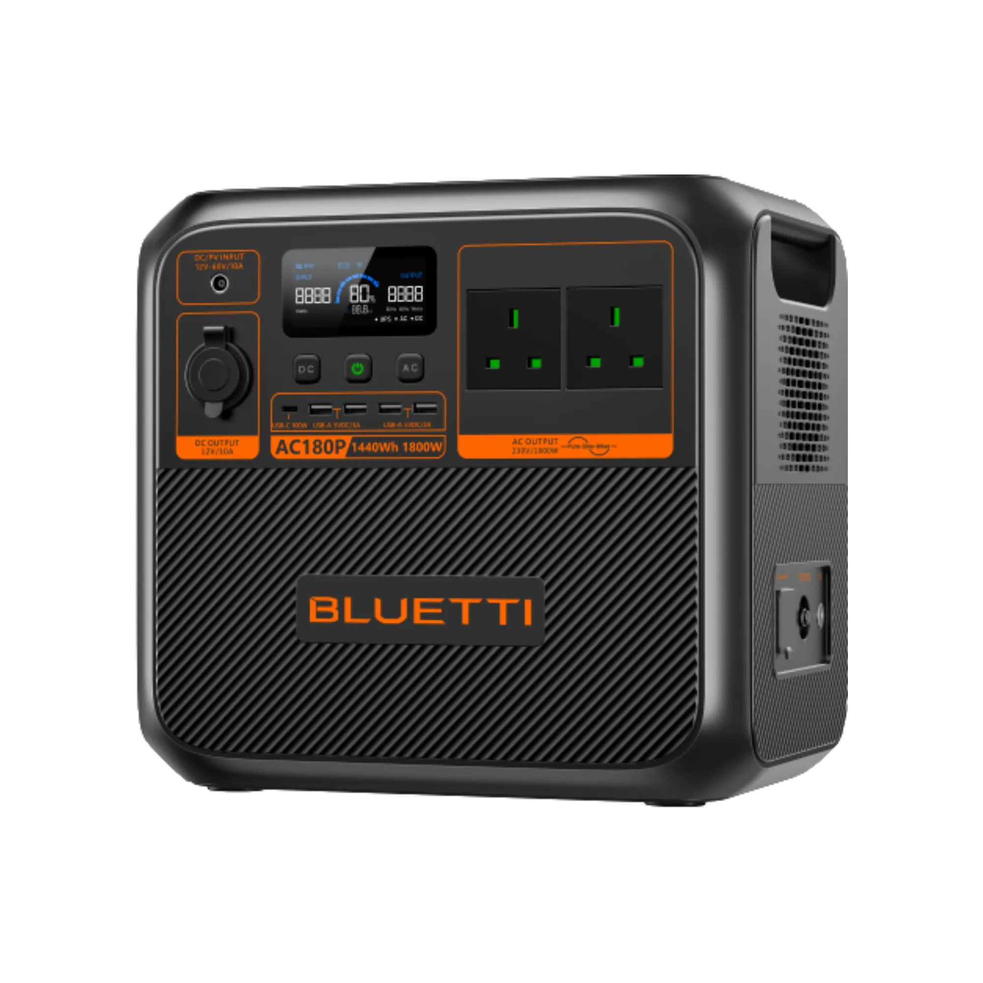 BLUETTI AC180P 1,800W 1,440Wh Solar Portable Power Station