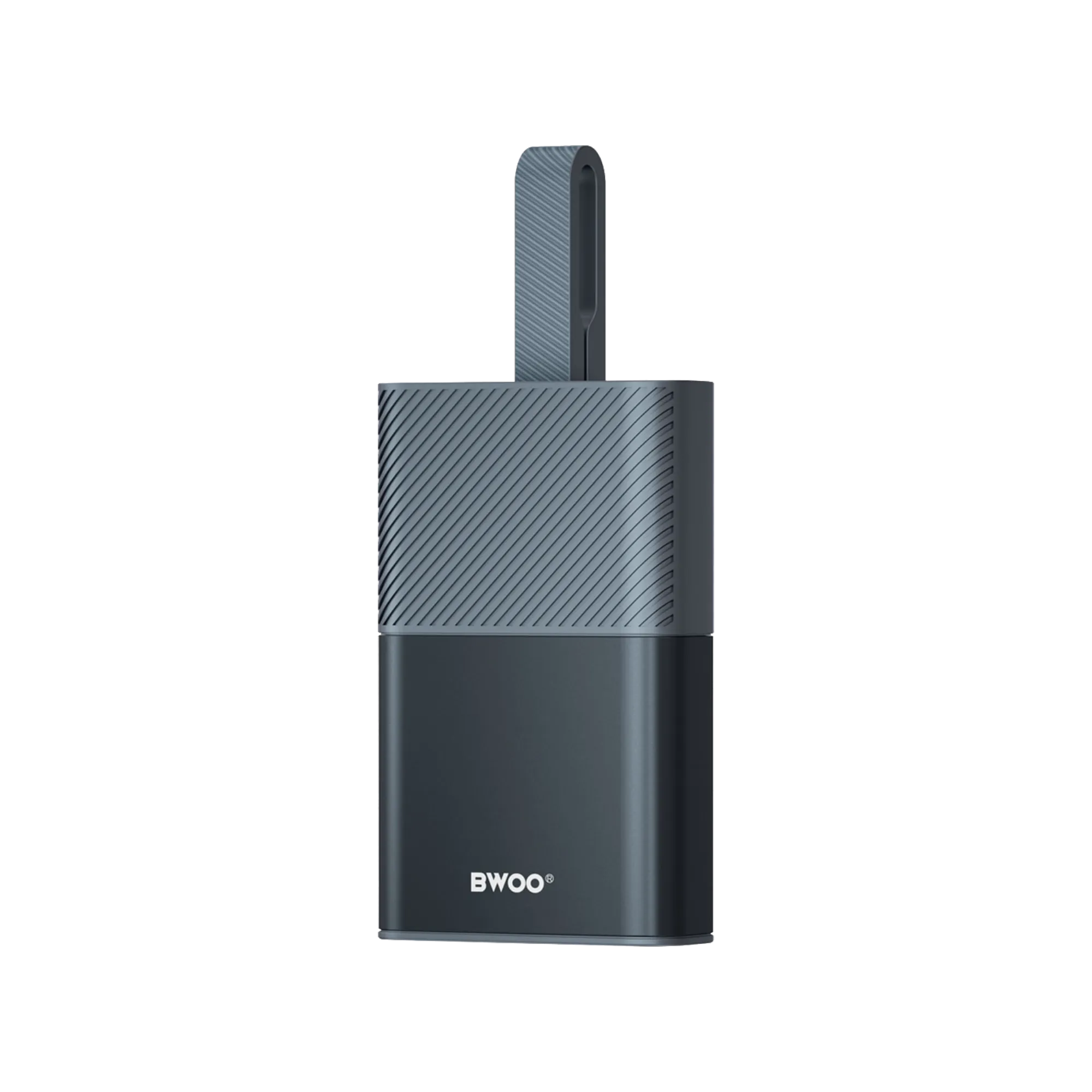 BWOO BO-P68 10000mAh 30W Fast Charging Power Bank with Built-in Cable