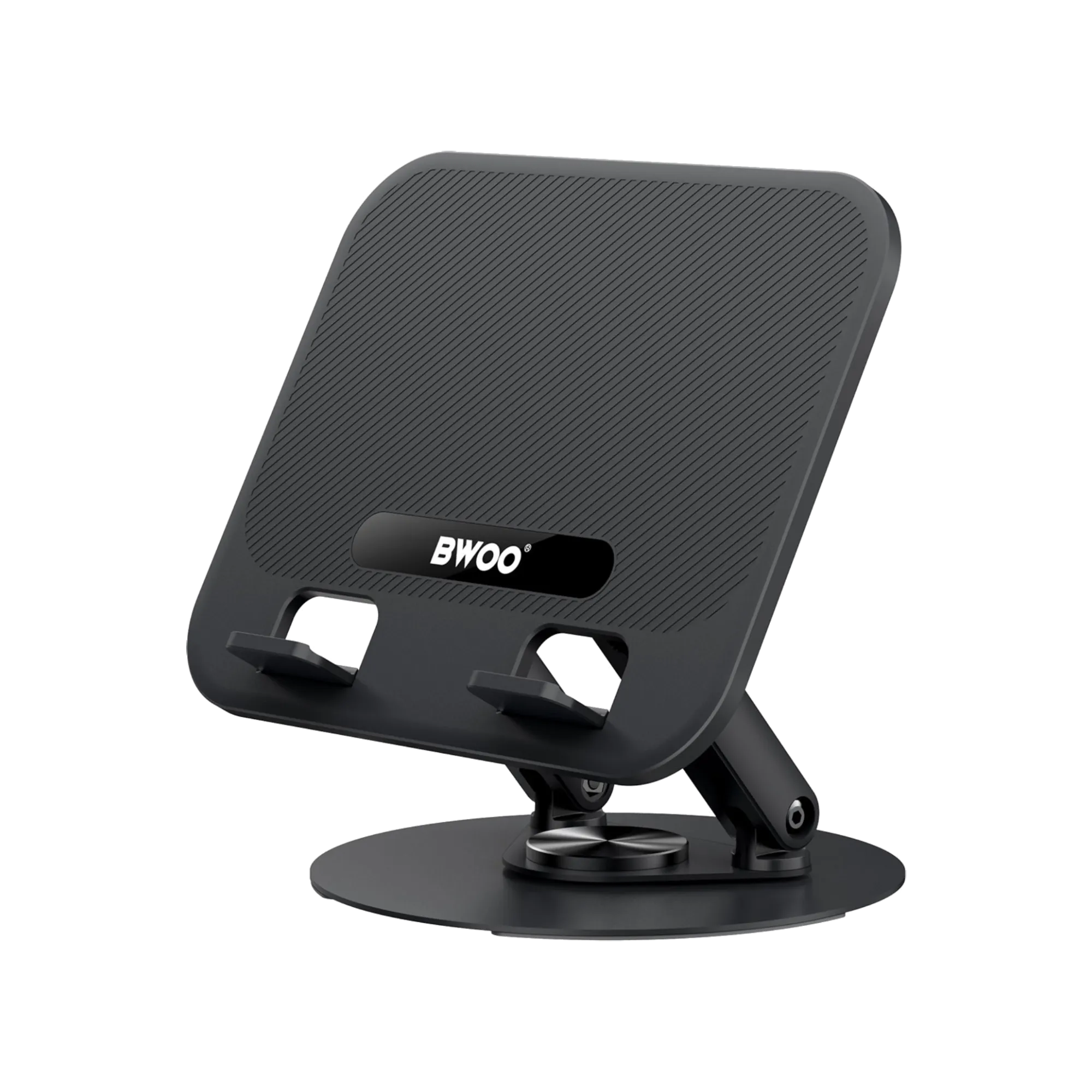 BWOO BO-ZJ131 360° Rotating Aluminum Alloy Foldable Desktop Tablet Holder 
