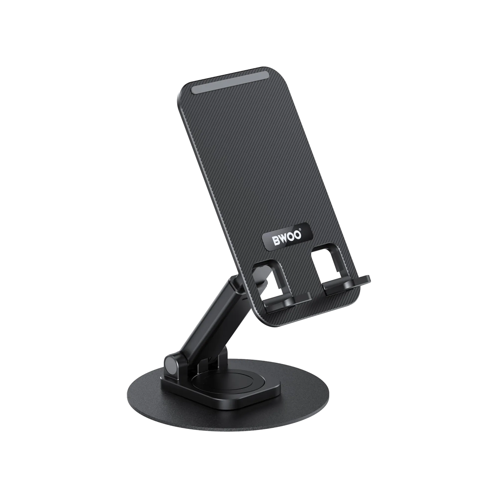 BWOO BO-ZJ132 360° Rotating Aluminum Alloy Foldable Desktop Phone Holder