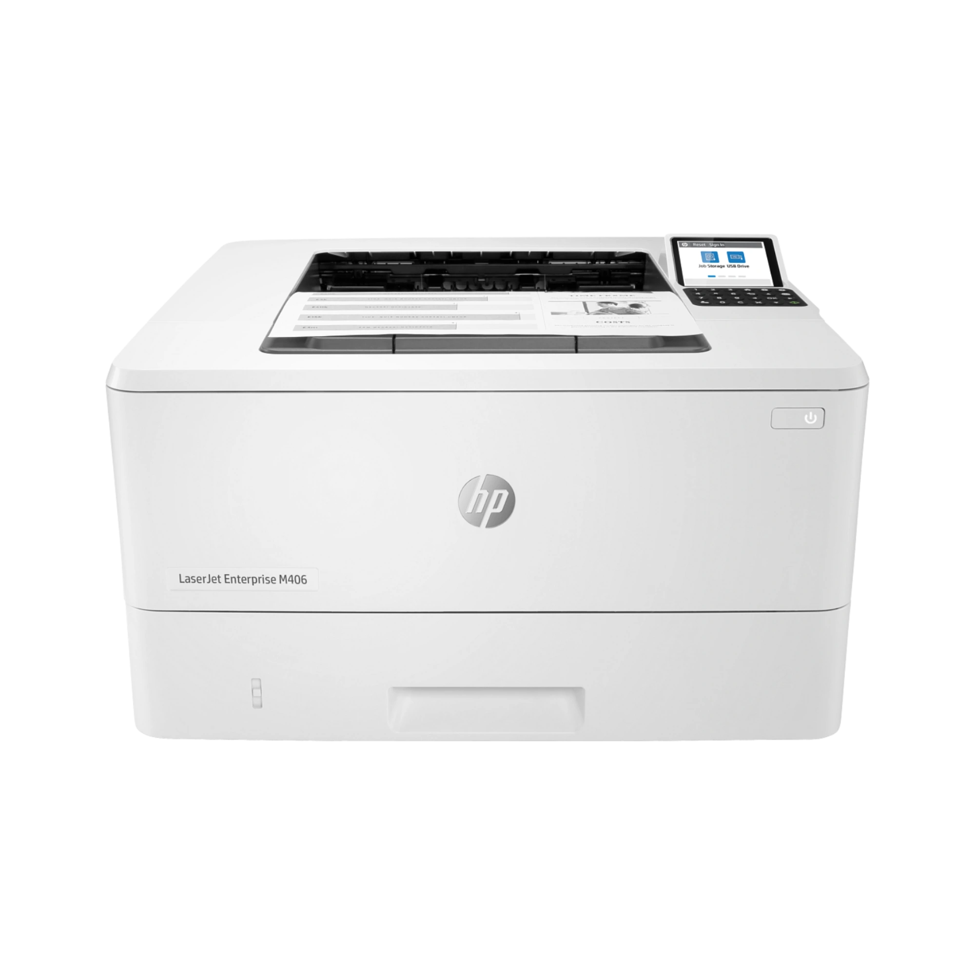 HP LaserJet Pro Enterprise M406dn Single Function Mono Laser Printer 