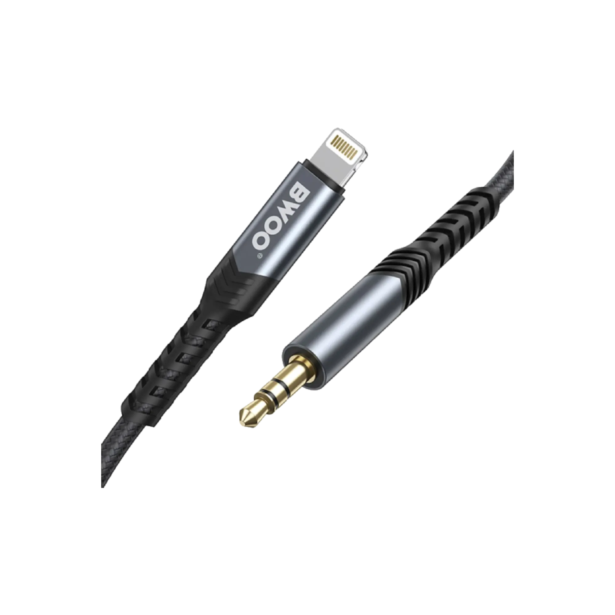 BWOO BO-AUX068 1.2 Meter Lightning to 3.5mm Audio Converter