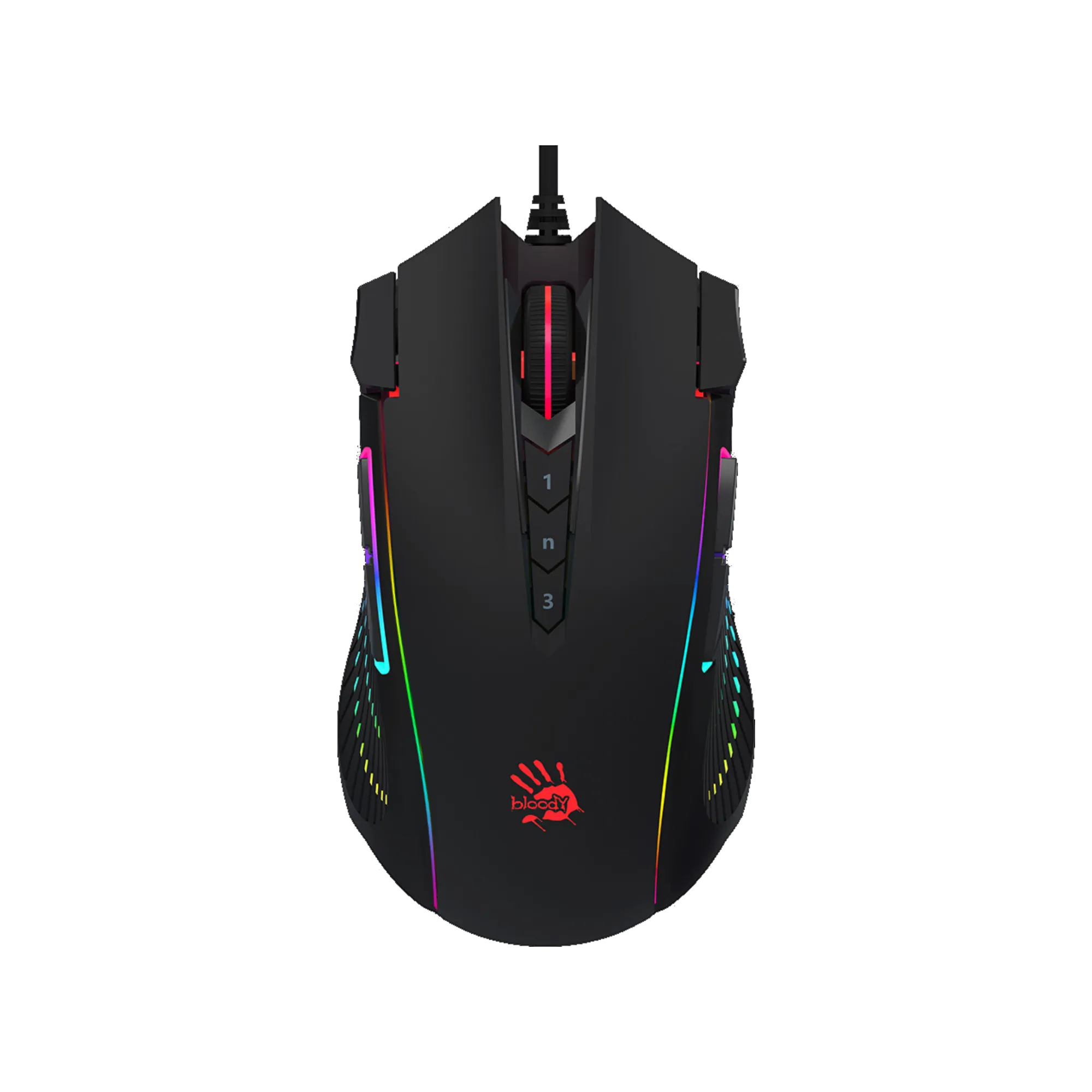 A4Tech Bloody J90S 2 Fire RGB Animation Gaming Mouse 