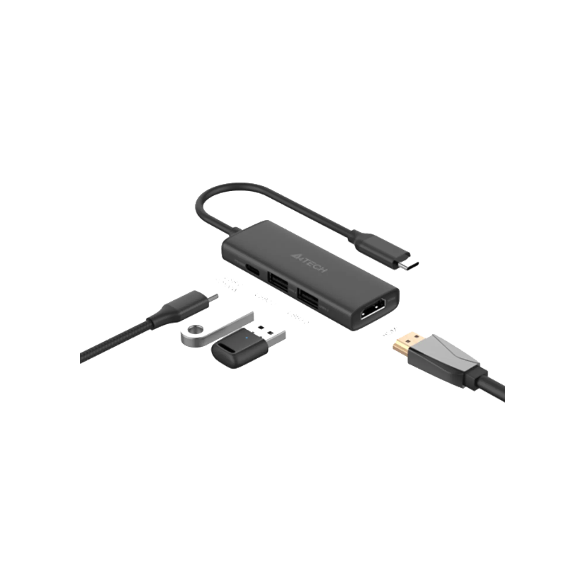 A4Tech DST-40C 4-In-1 USB 3.0 and HDMI USB-C Docking Station