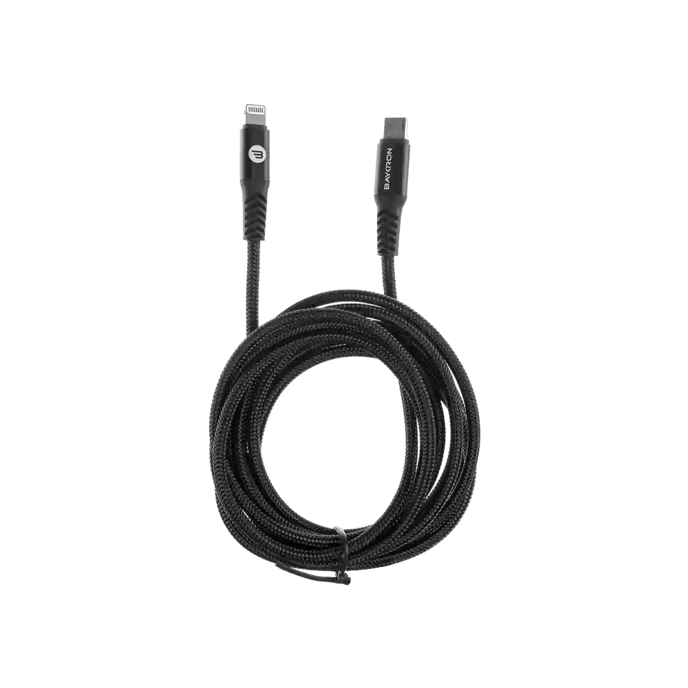 Baykron BA-C2L-BLK2.0 Cable Type C to Lightning 2m - 20-004914