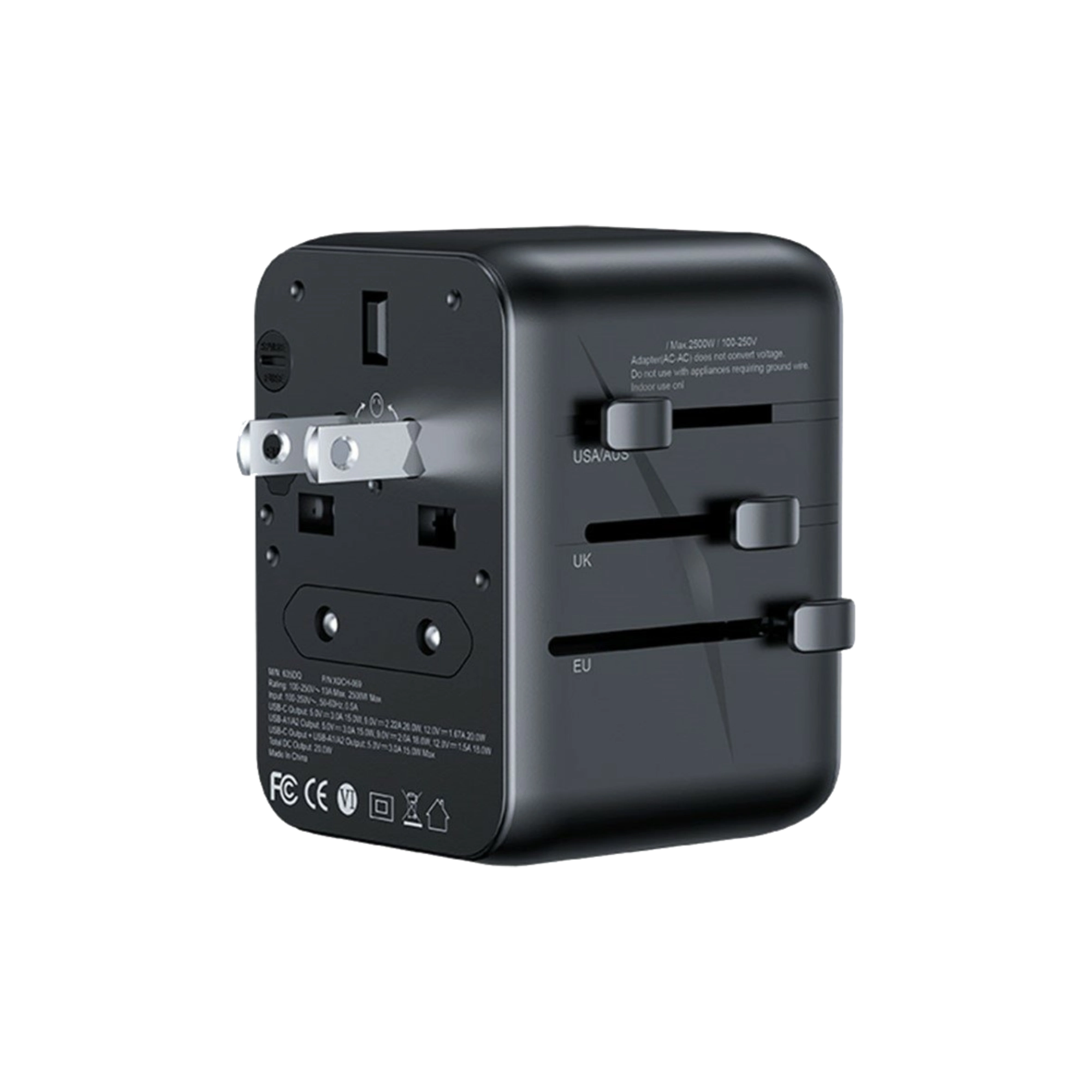 XUNDD XDCH-069 20W Universal Travel Adapter