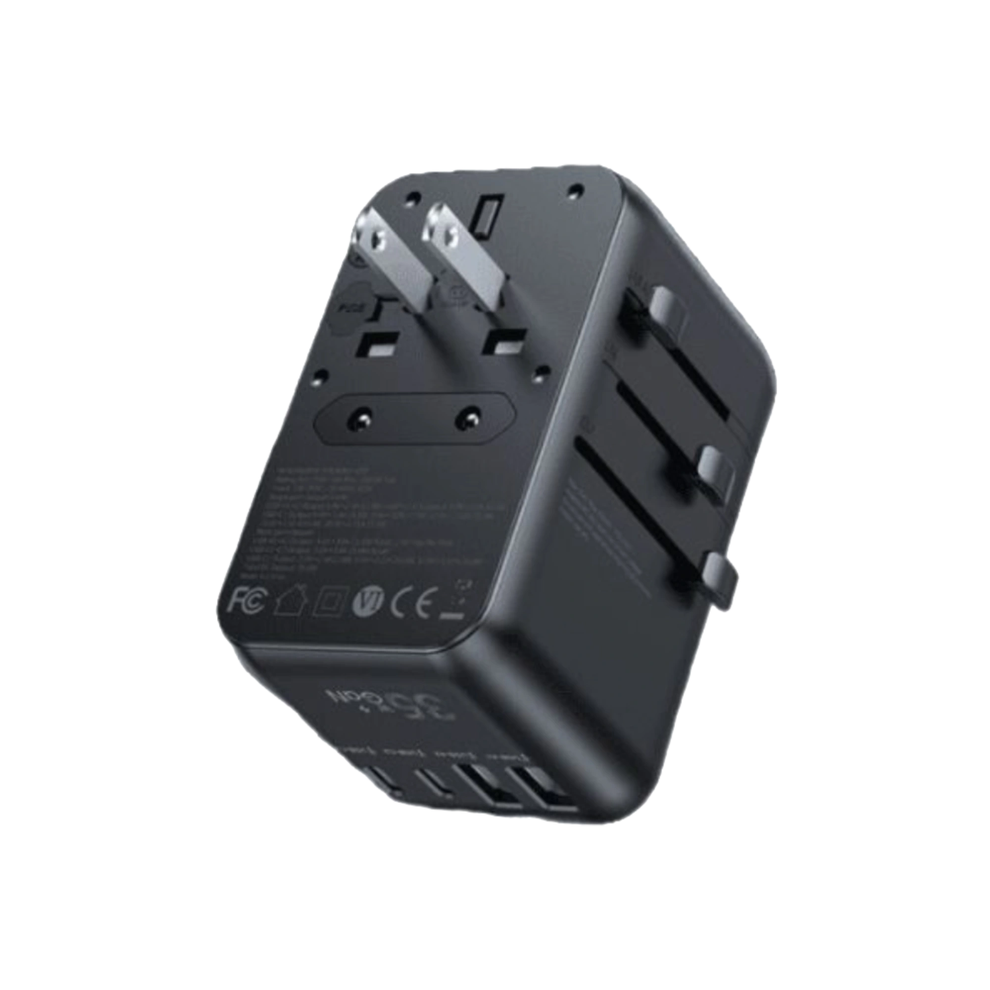 XUNDD XDCH-089 35W Universal Travel Adapter with Retractable Cable